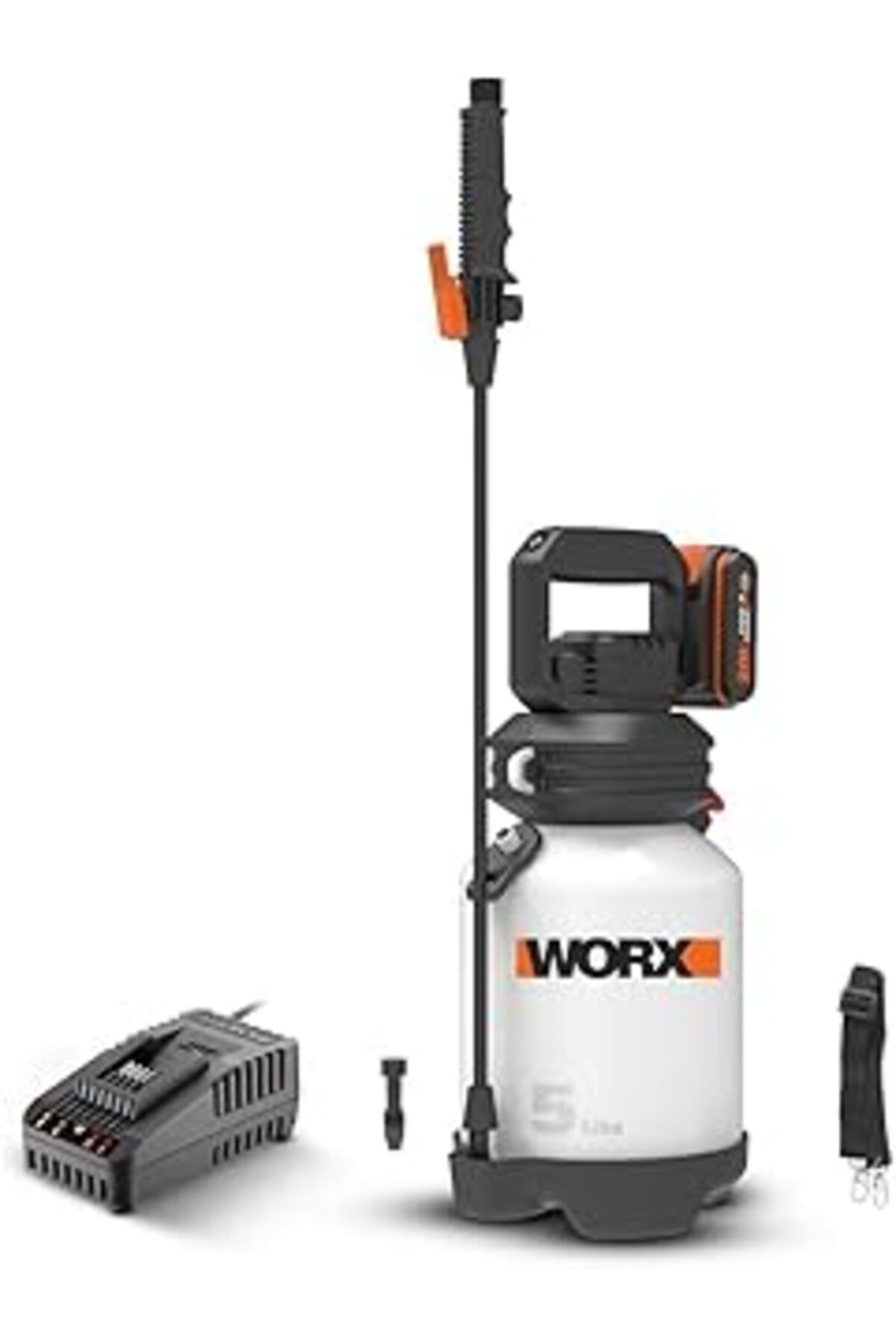 MAGNESİA Worx Wg829E 20V 2.0Ah Li-On 5Lt Omuz Askılı Basınçlı İLaçlama Ve Dezenfektan Pompası