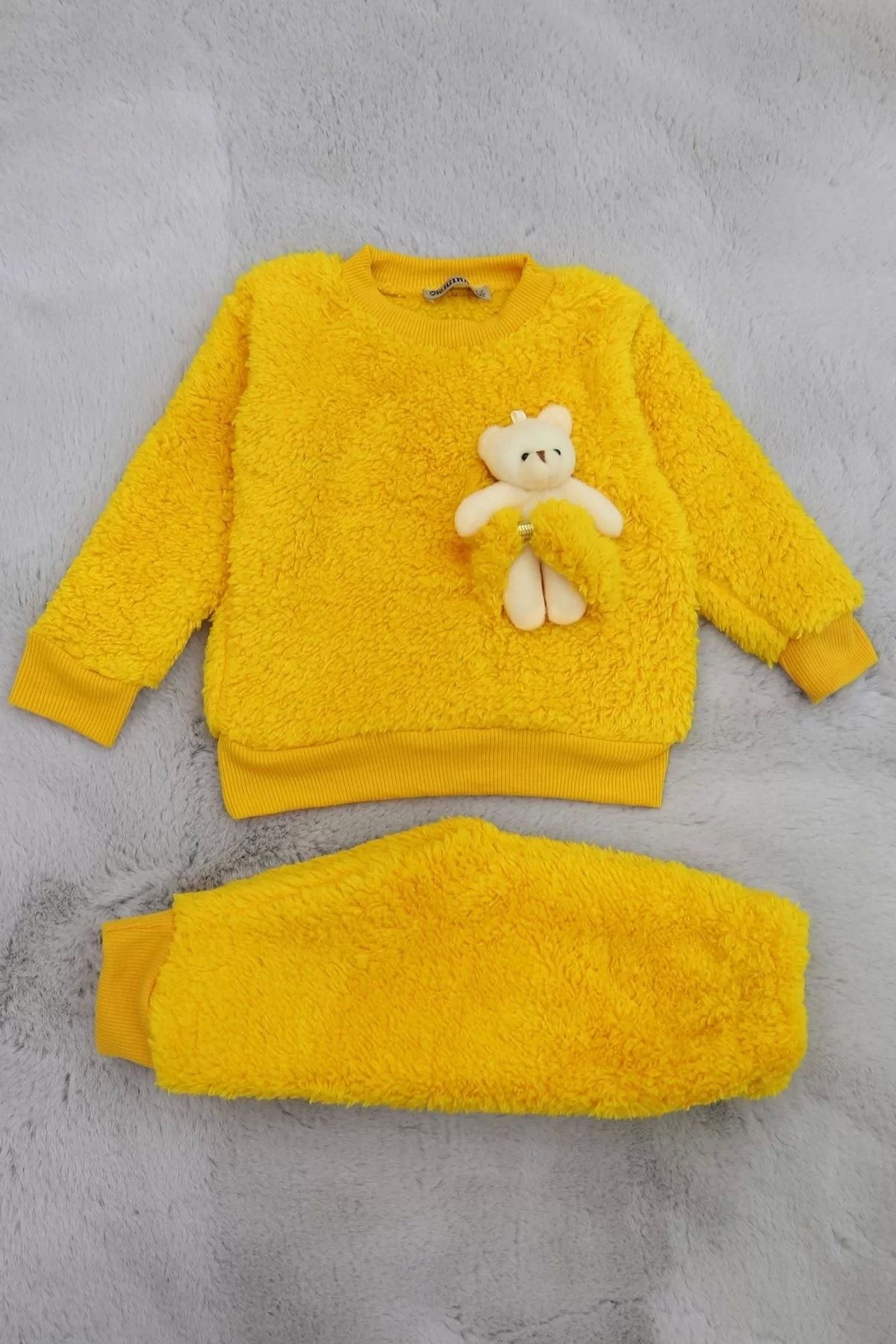 ufukmoda 1-9 Aylık Peluş Bebek Takım Sarı - 30162.904.