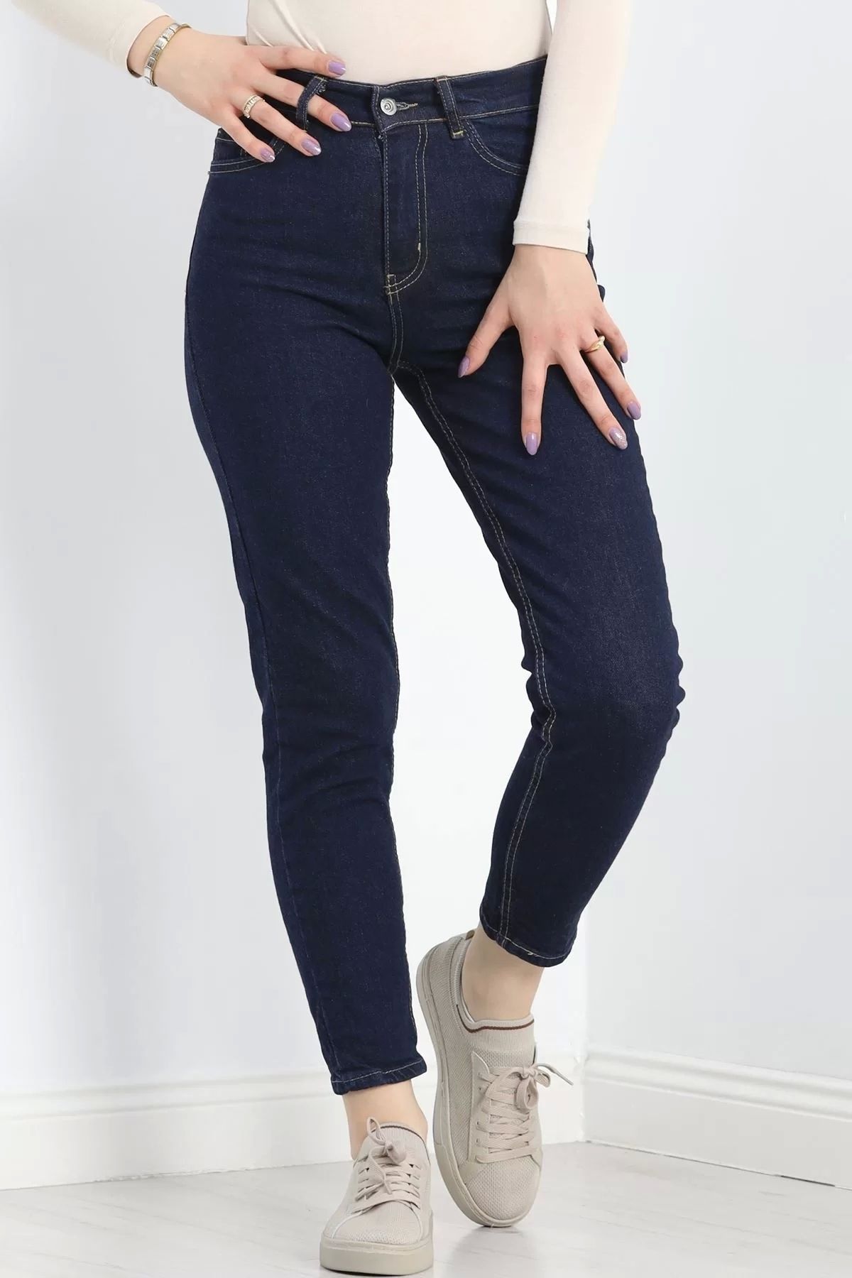 ufukmoda Mom Boyfriend Jeans Koyumavi1 - 20432.1778.