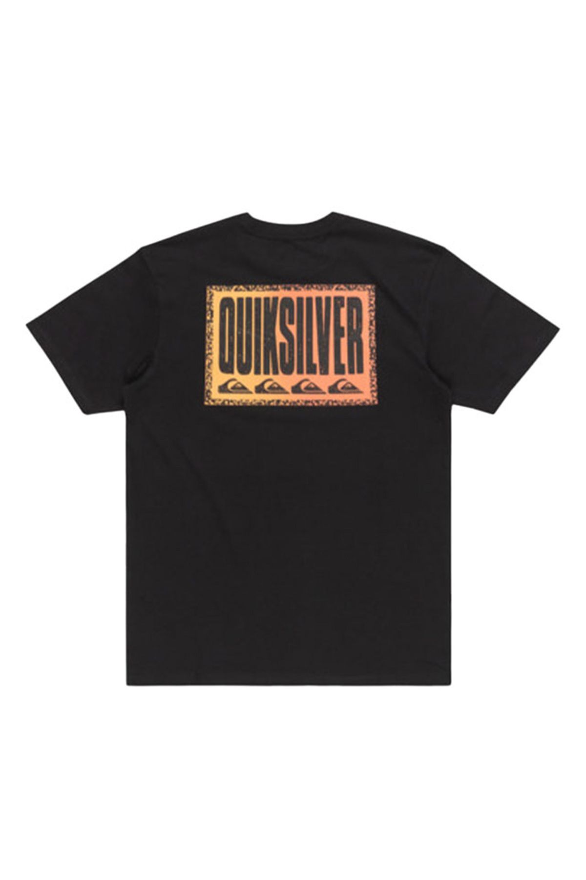 Quiksilver-تي شيرت أسود كاجوال للرجال - طويل التلاشي، EQYZT07670-10010 5