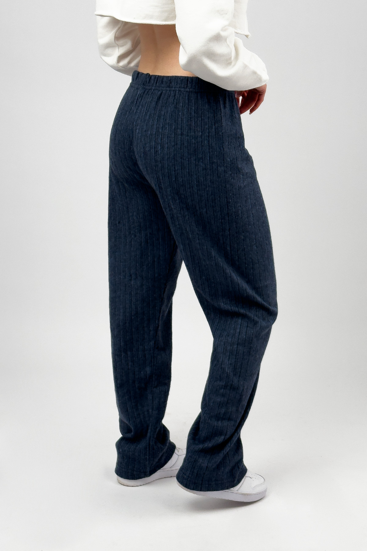 Betimoda-Navy Blue Women's Oversize Sweatpants Pajama Bottoms - Soft Texture, Elastic Waist, Loose Leg 7
