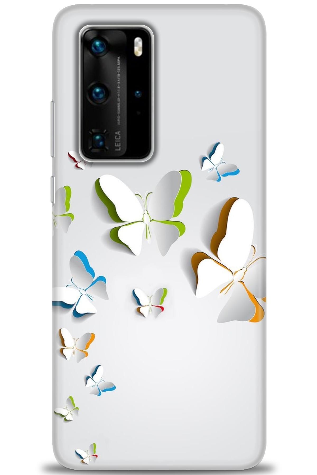 CooperTech Huawei P40 Pro İle Uyumlu HD Baskılı Silikon Kılıf - Baskılı FullHDTasarımlar  - 523