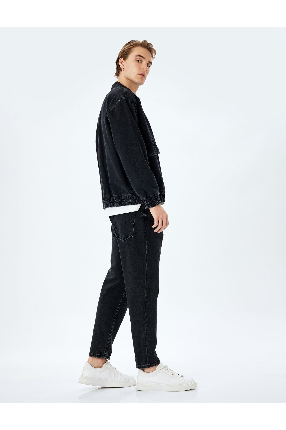 Koton Yeni Sezon Pamuklu Normal Bel Loose Fit Jean Pantolon - Steve Jean