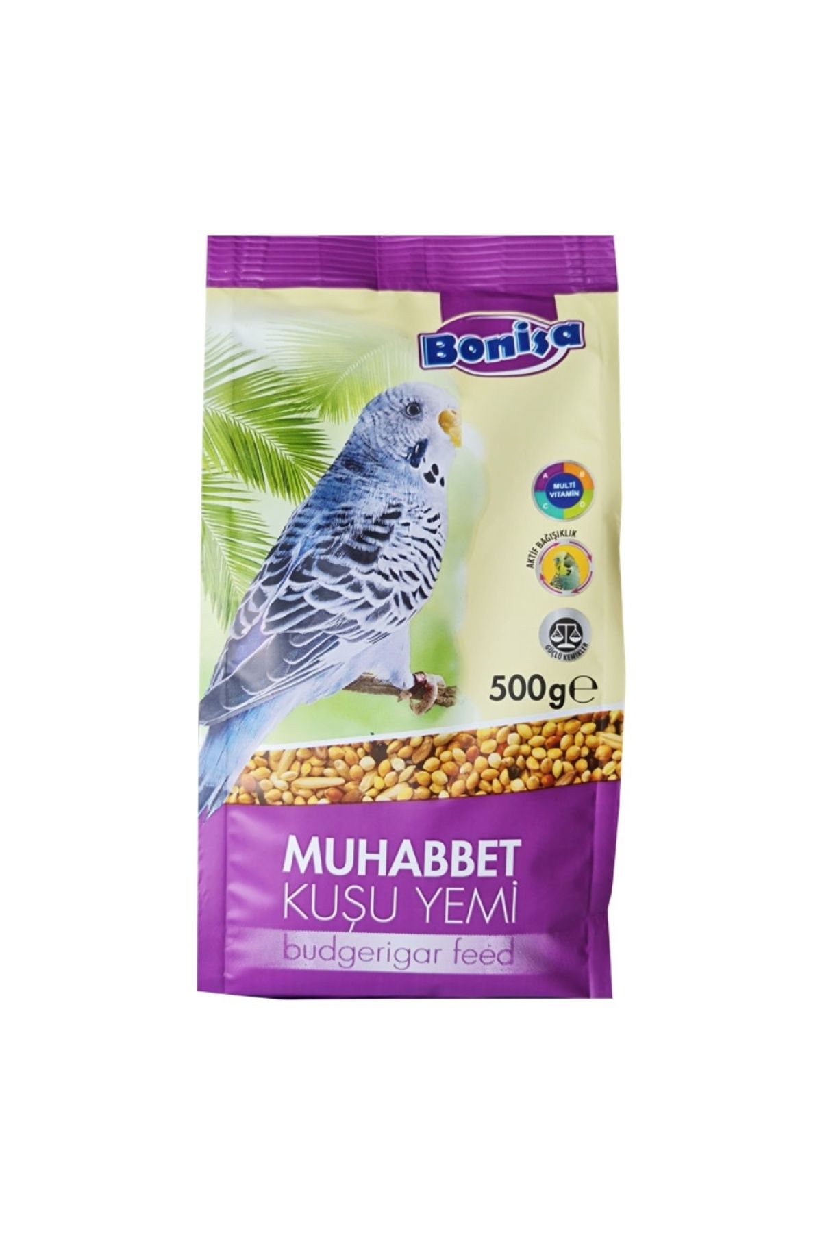 AtikCamp Bonisa Muhabbet Kuş Yemi 500 Gr