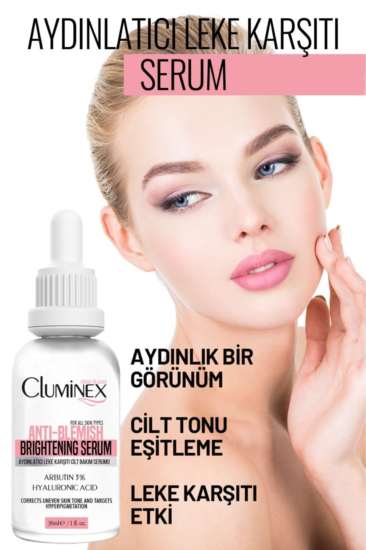 CLUMİNEX Serum (30 ML) Ve Yoğun Leke Karşıtı Serumla (30 ml ) 2 Li Profesyonel Bakım Kiti