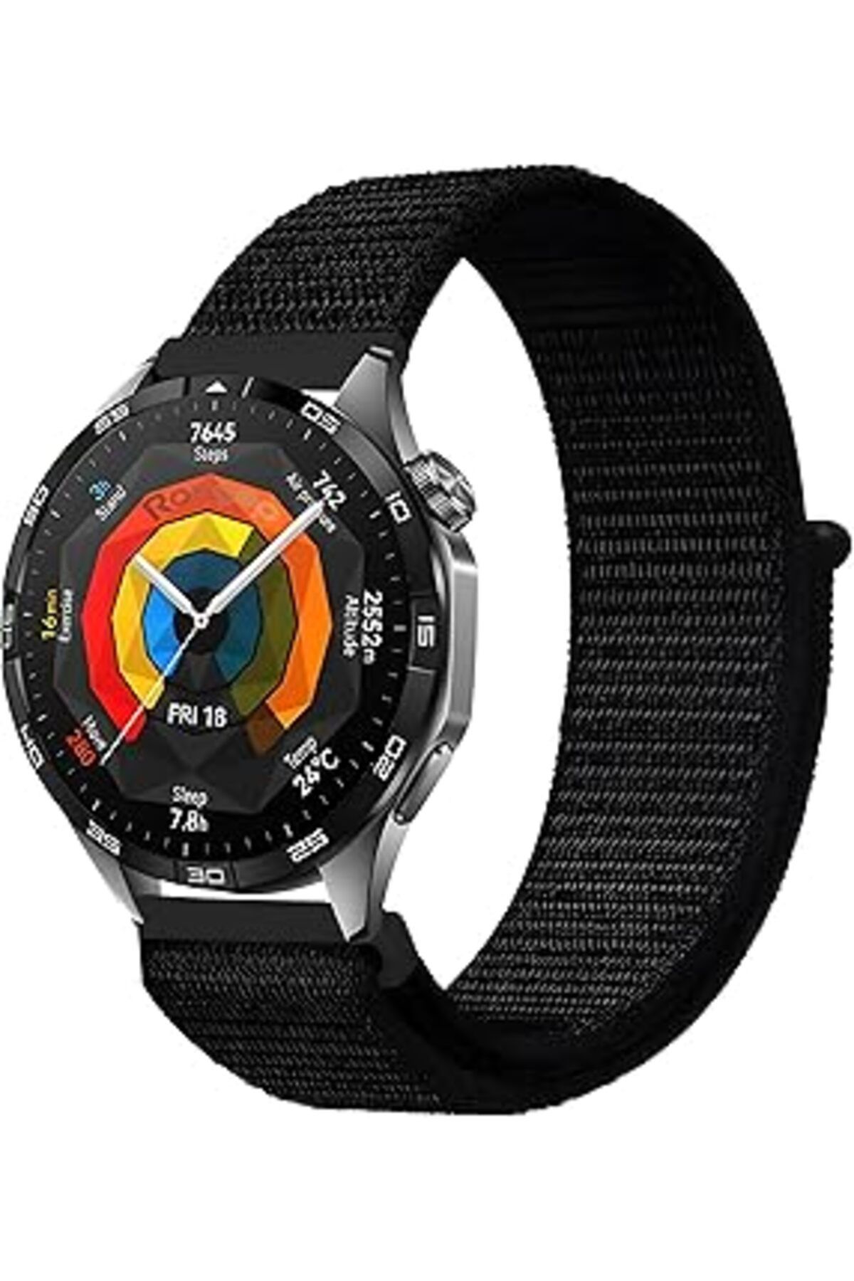 Epatim Rongep Hasır Örme 22Mm Kordon Huawei Ile Uyumlu Watch Gt5/Gt5 Pro/Gt4/Watch 4 Pro/Gt3/Gt3 Pro/Gt2/G