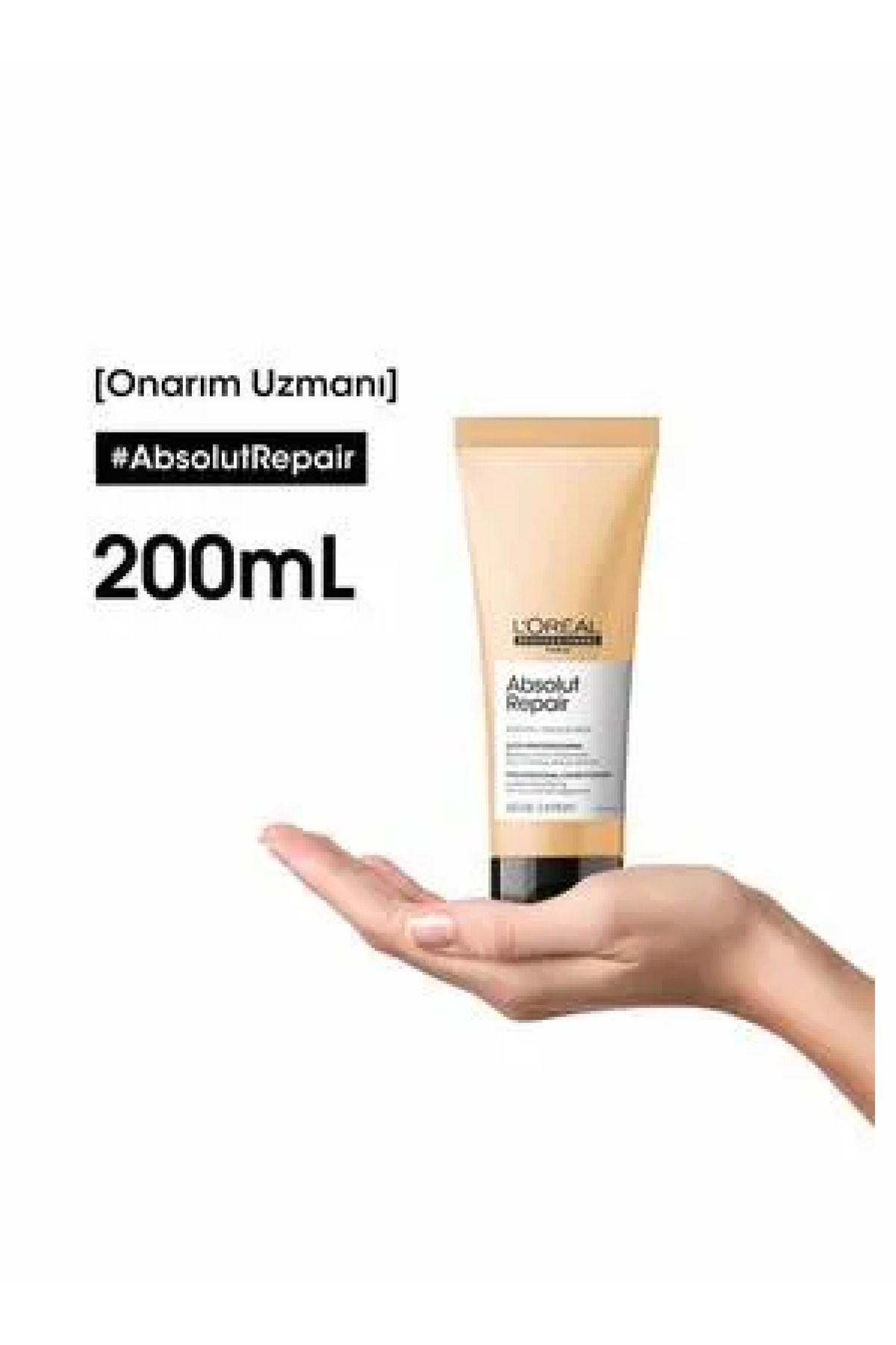 ست مراقبت مو مردانه و زنانه SERIE EXPERT ABSOLUT ABSOLUTION برای شامپوی ترمیم فرسوده 500ML +کرم از 200 میل L'oreal Professionnel