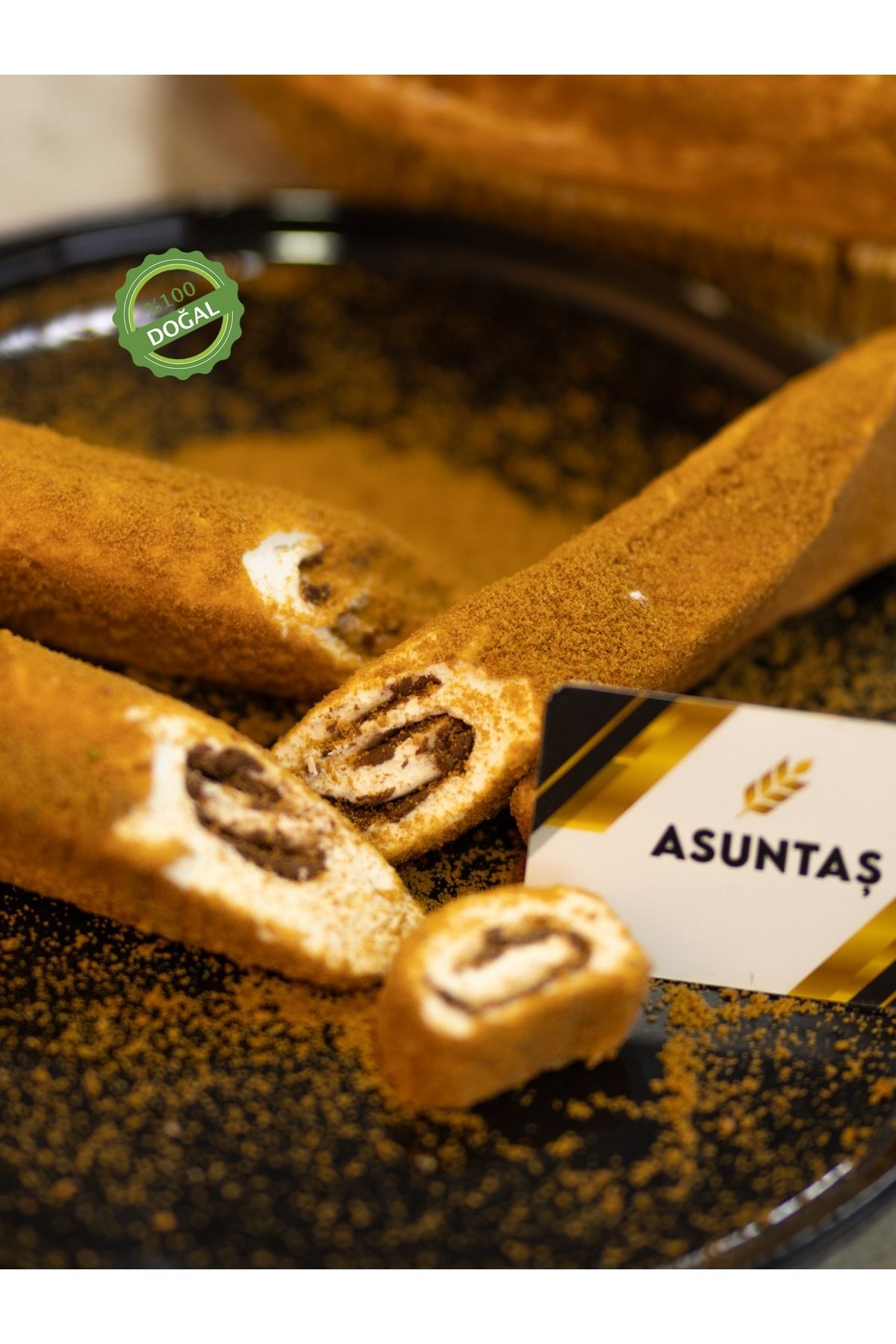 ASUNTAŞ Lotus Toz Bisküvi İçi Çikolata Sultan Sarma Bandırma 600g