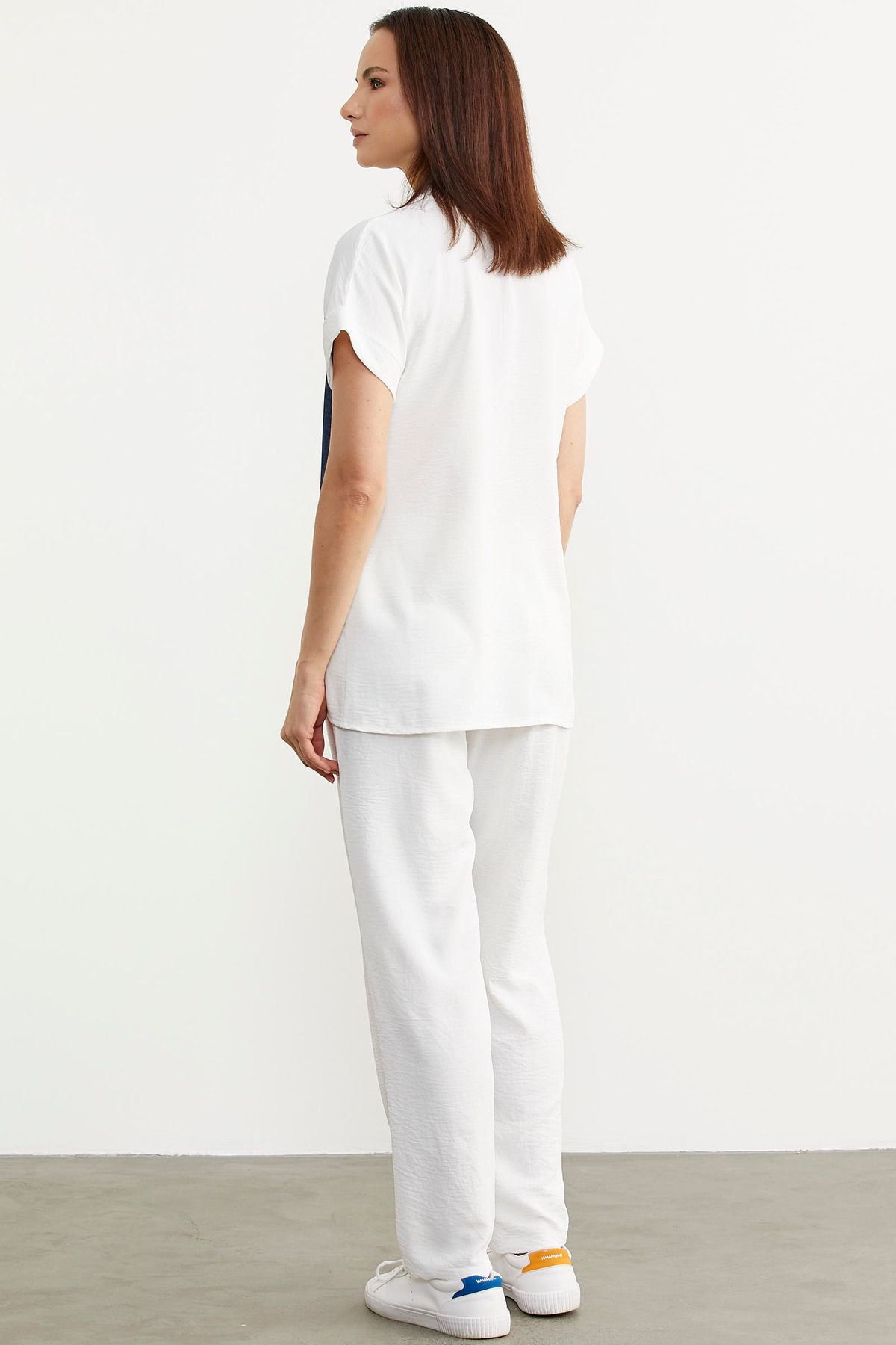 Sementa-Denim Look Double Color Set - Ecru 5