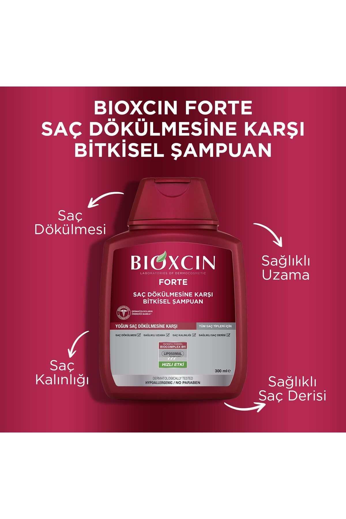 Bioblas-BIOXCIN FORTE Shampoo gegen intensiven Haarausfall – Effektiv & schnell – Mit Bio Complex B11 6