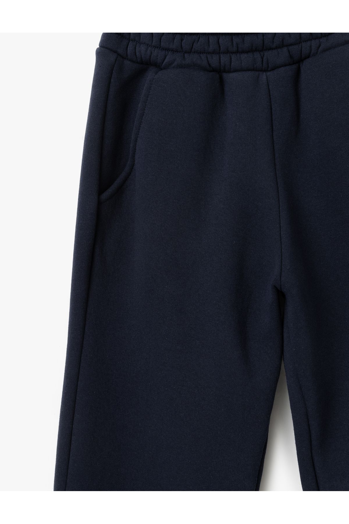 Koton-Raised Jogger Sweatpants with Elastic Waist Pocket Detail 3