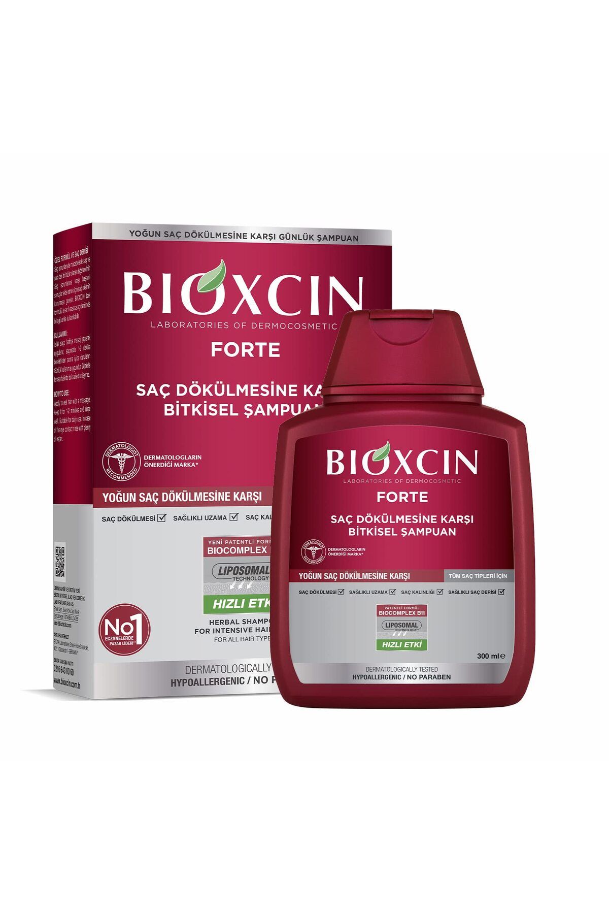 Bioblas-BIOXCIN FORTE Shampoo gegen intensiven Haarausfall – Effektiv & schnell – Mit Bio Complex B11 1