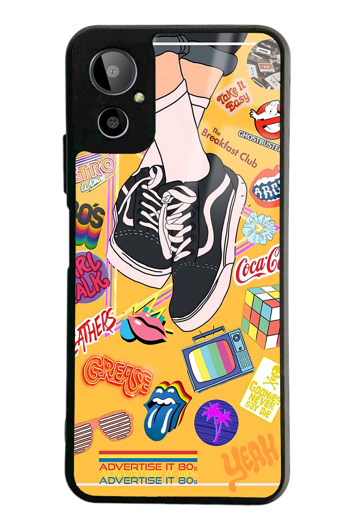 Spoyi Gm 23 SE Retro Vans Tasarımlı Glossy Telefon Kılıfı