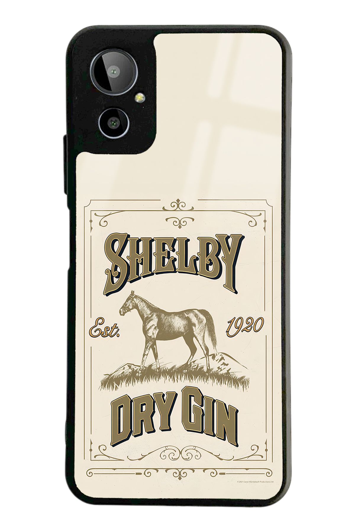 Spoyi Gm 23 SE Peaky Blinders Shelby Dry Gin Tasarımlı Glossy Telefon Kılıfı