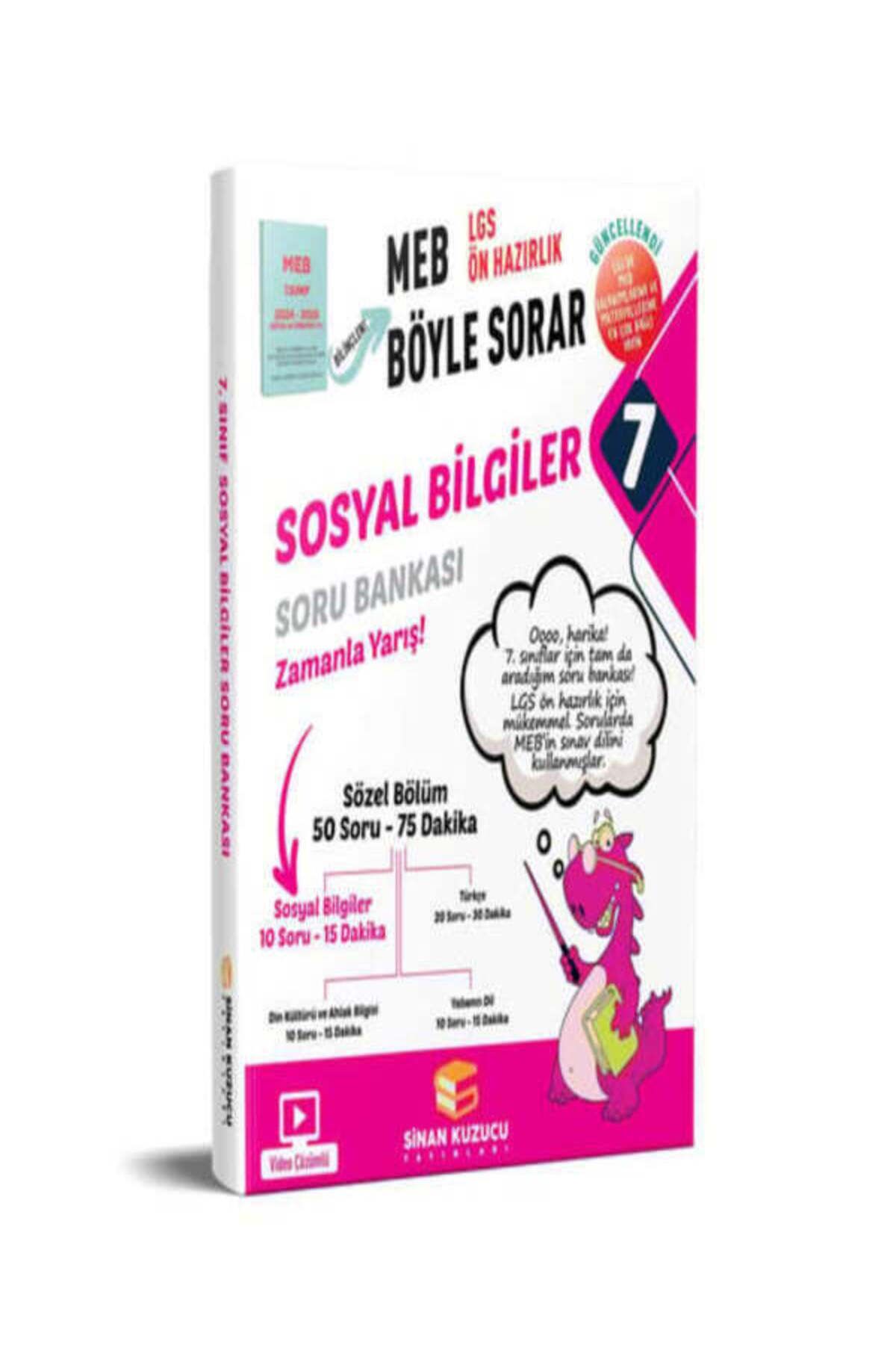 SİNAN KUZUCU YAYINLARI SİNAN KUZUCU 7.SINIF SOSYAL BİLGİLER SORU BANKASI