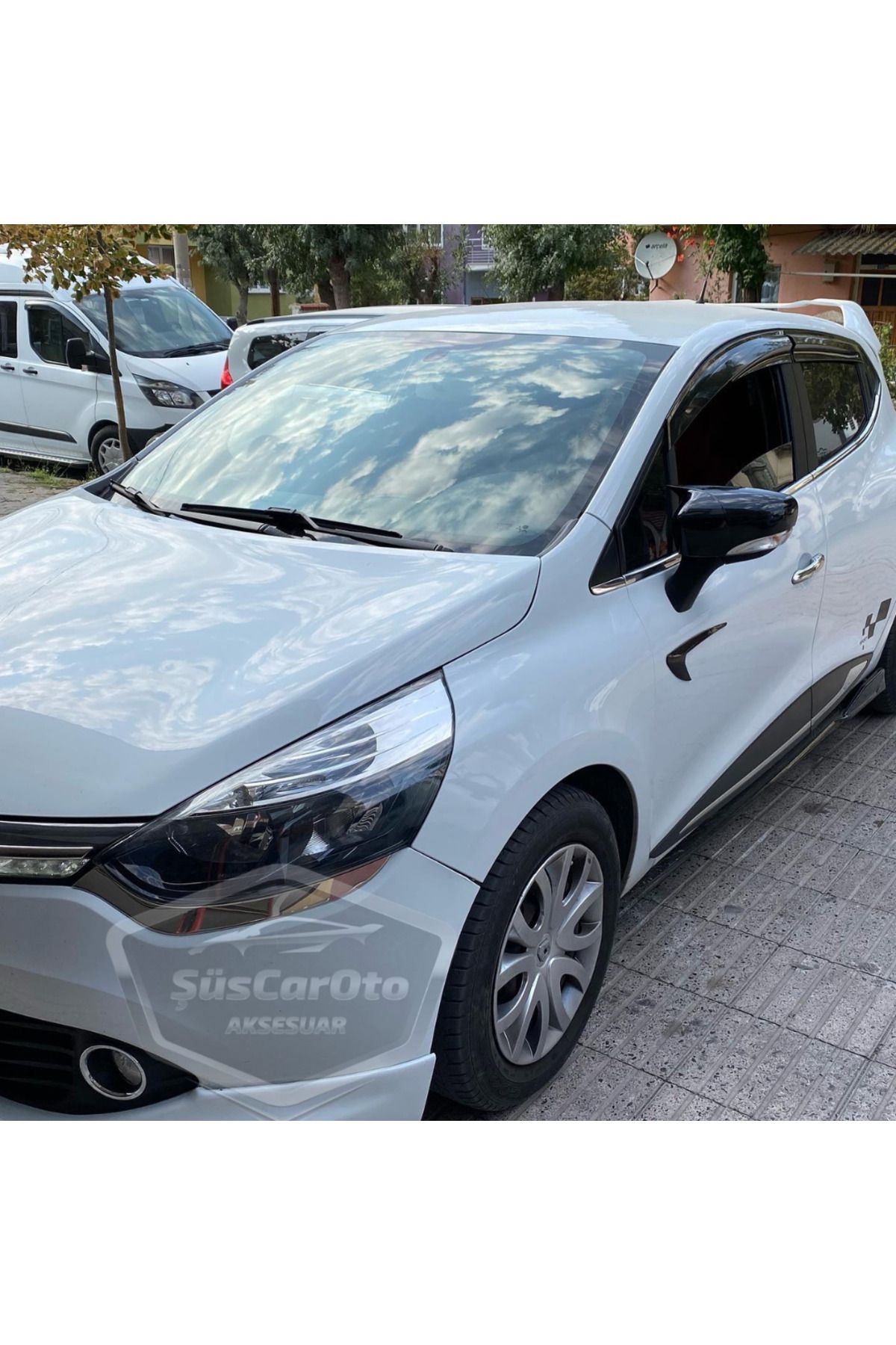 caralp Renault Clio 4 2012-2019 Batman Yarasa Ayna Kapağı Piano Black ABS Plastik