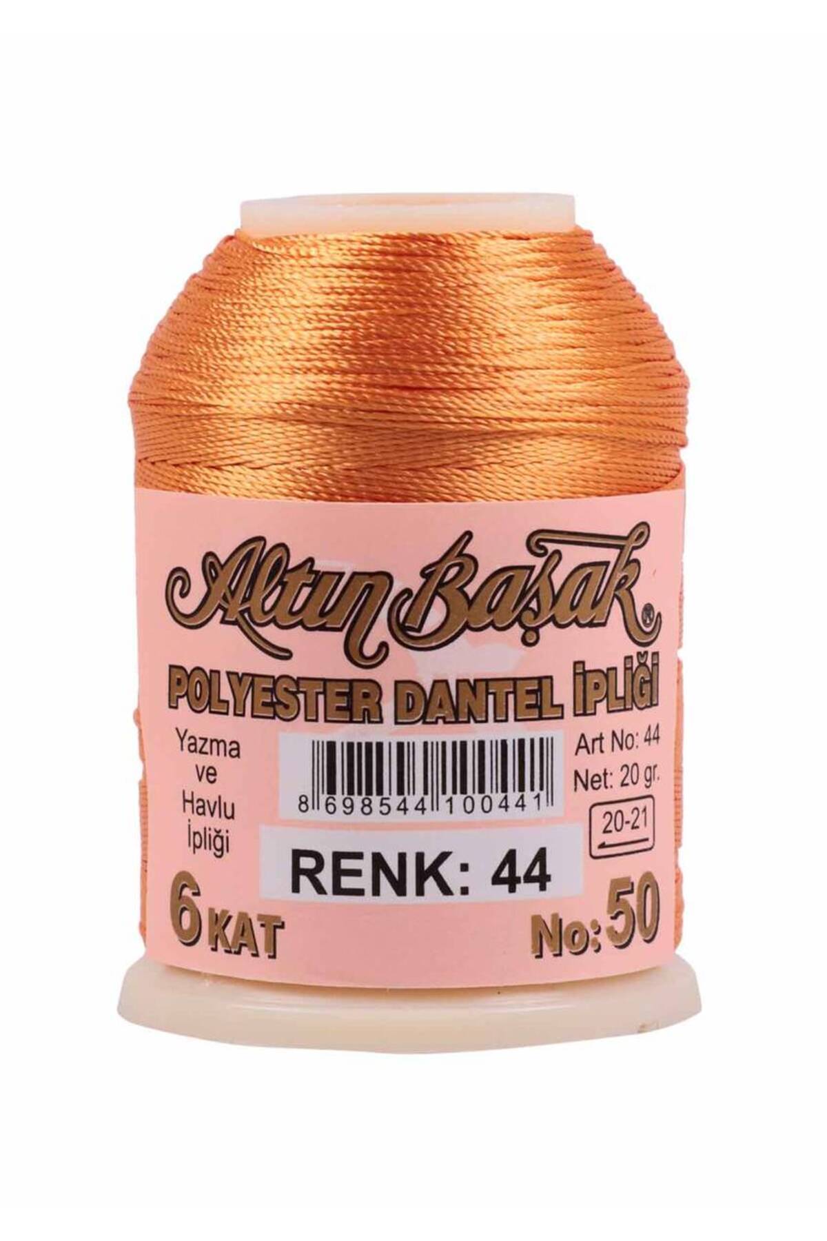 Altınbaşak Yazma Oya ve Dantel İpi No:44 Turuncu