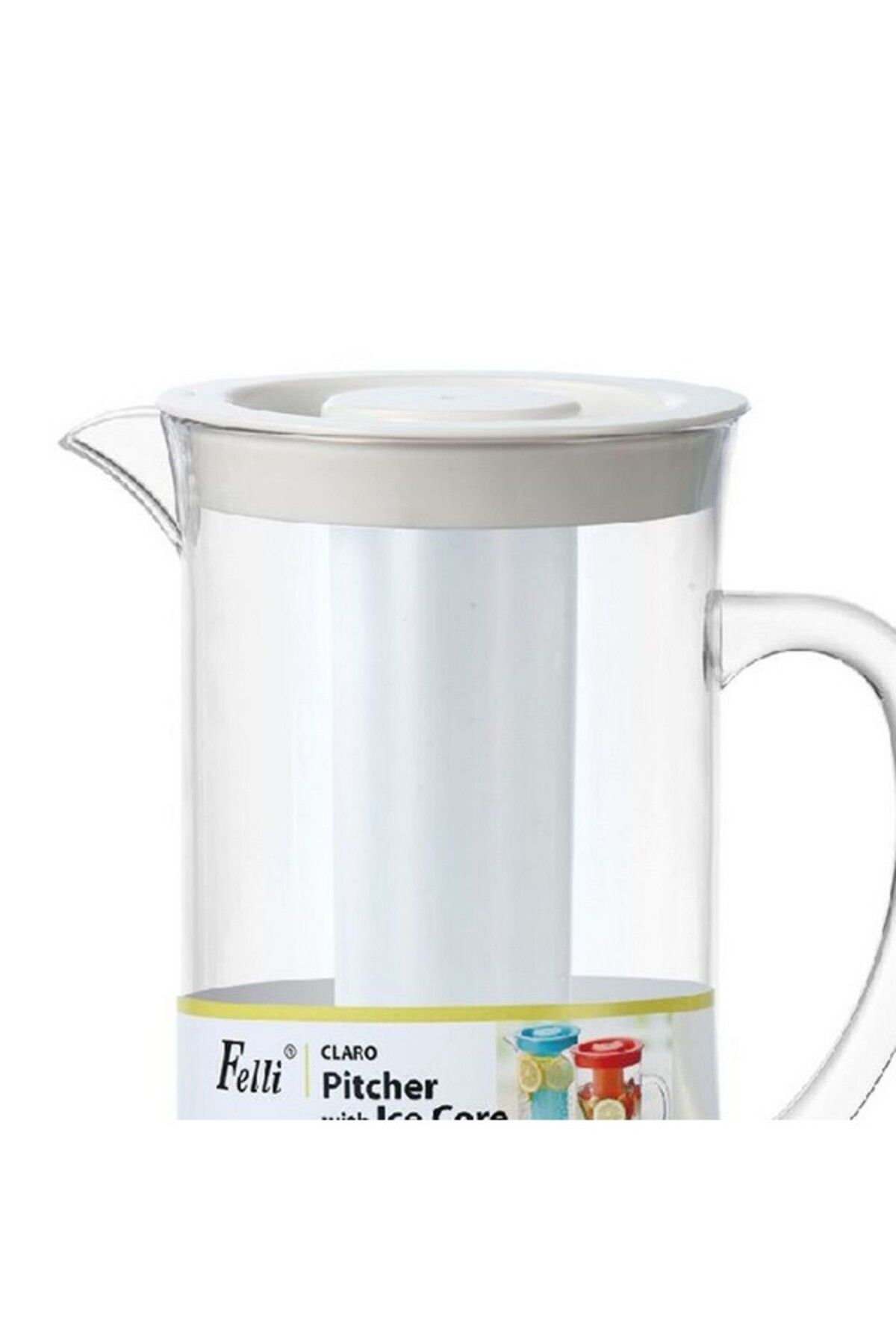 Felli-Claro Elegant Design BPA-Free Pitcher with Ice Core 1.4 Liter 3