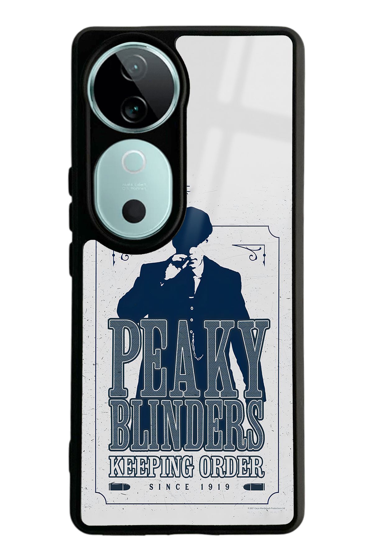 Spoyi Vivo V40 Peaky Blinders Keeping Tasarımlı Glossy Telefon Kılıfı