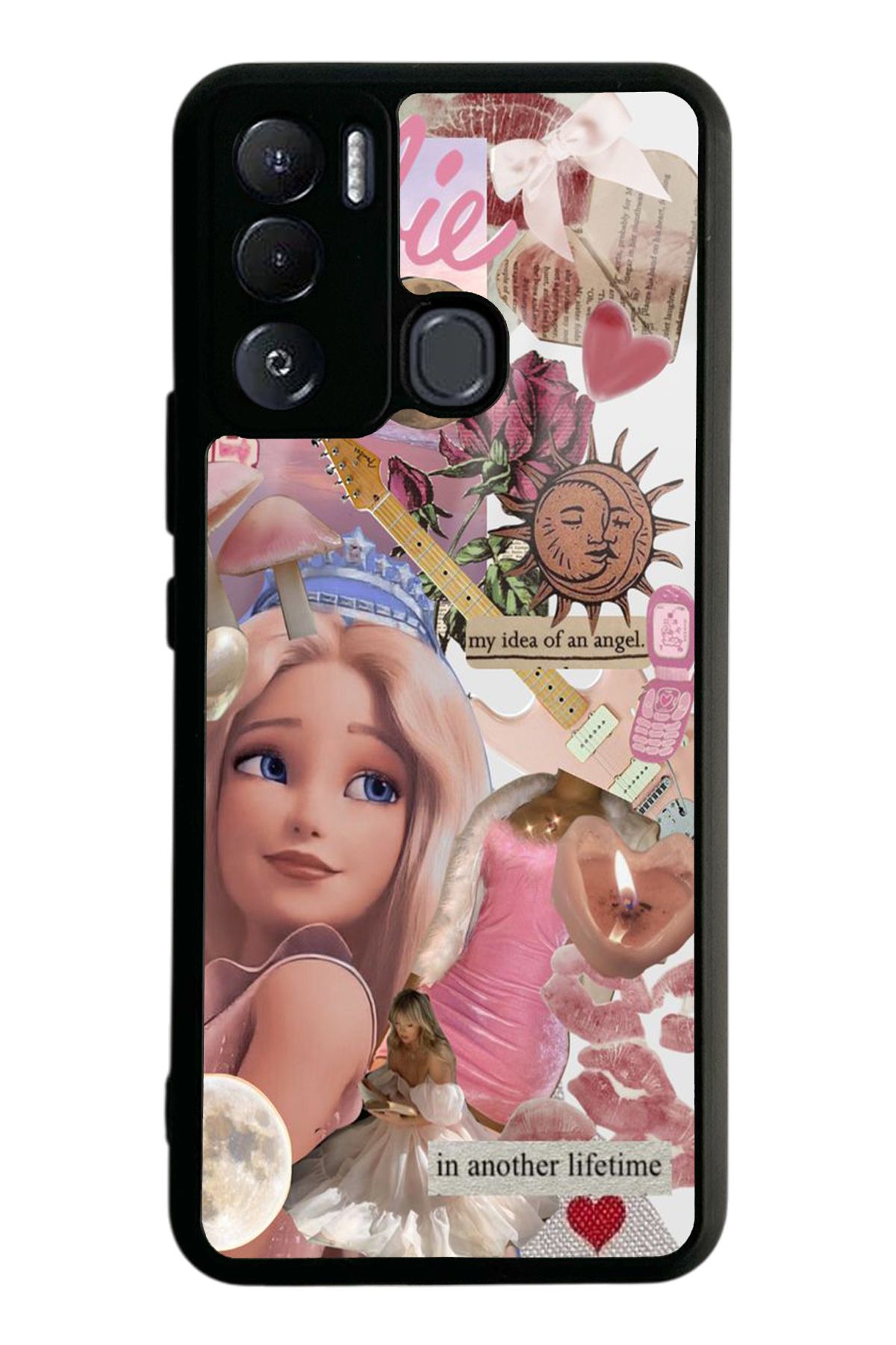 Spoyi Tecno Pova Neo Barbie Tasarımlı Glossy Telefon Kılıfı