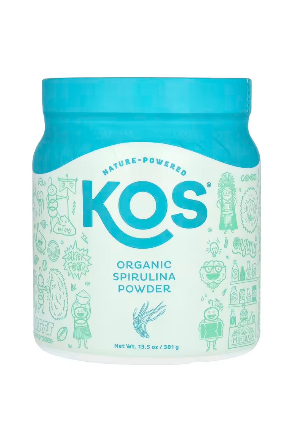 Kos , Organic Spirulina Powder, 13.5 Oz (381 G) vr34