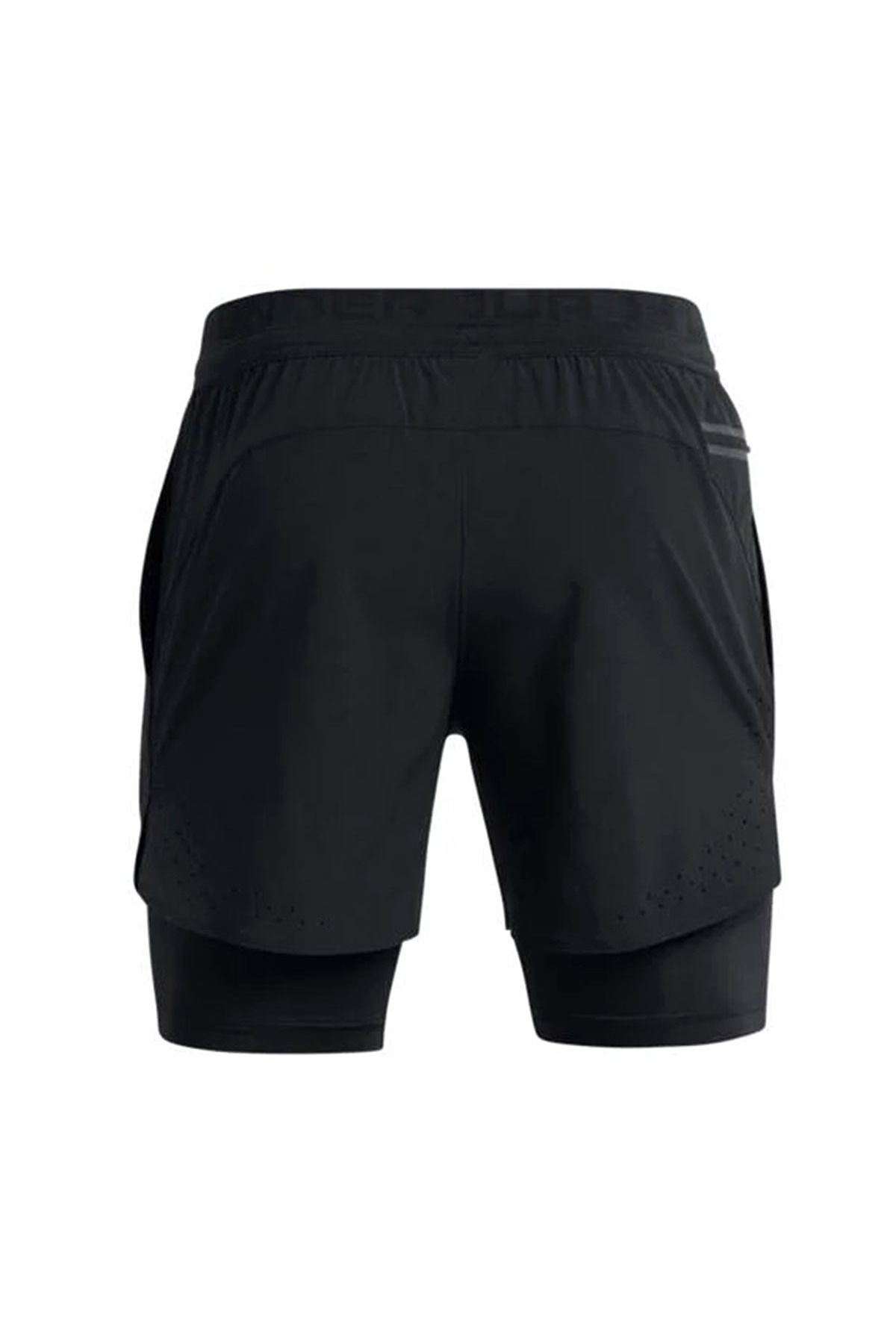 شورت ورزشی مشکی مردانه های آموزش سیاه 2IN1 001 Under Armour