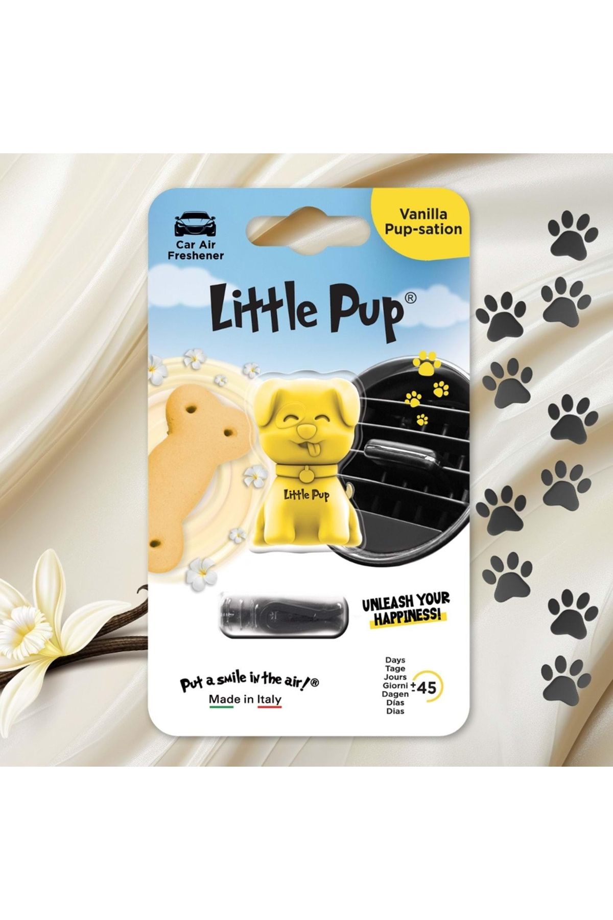 LİTTLEJOYS Little Joe Little Pup Vanilya Araç Kokusu (Pup-sation) -45 Gün -Oto Kokusu Kalıcı Klima Parfüm