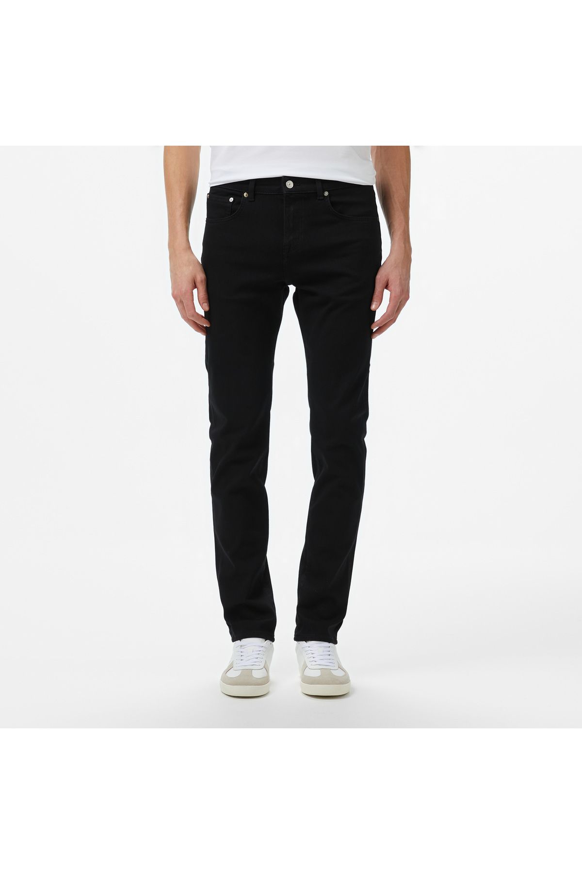 شلوار مشکی مردانه جین باریک و اورجینال Lacoste
