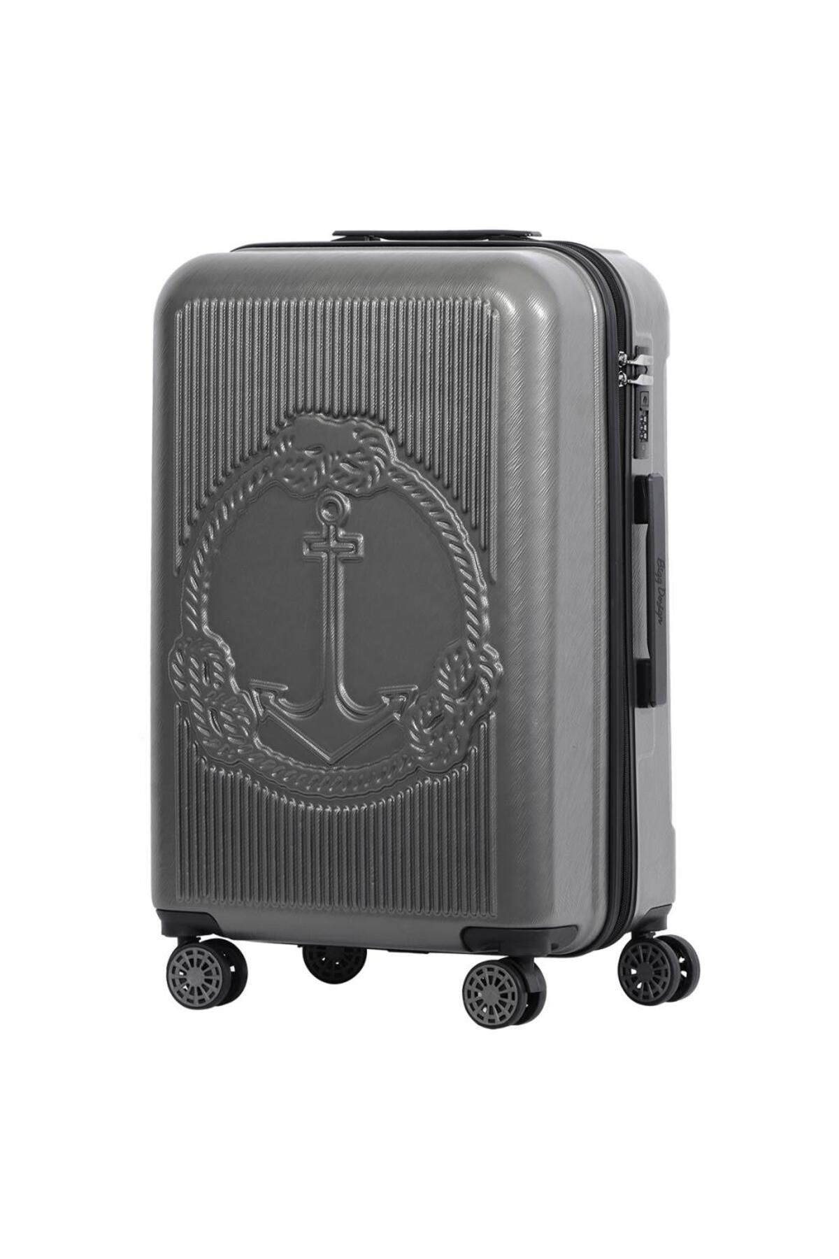 Biggdesign Oceano Grey – 20" Handgepäckkoffer für Jugend Unisex - One Size