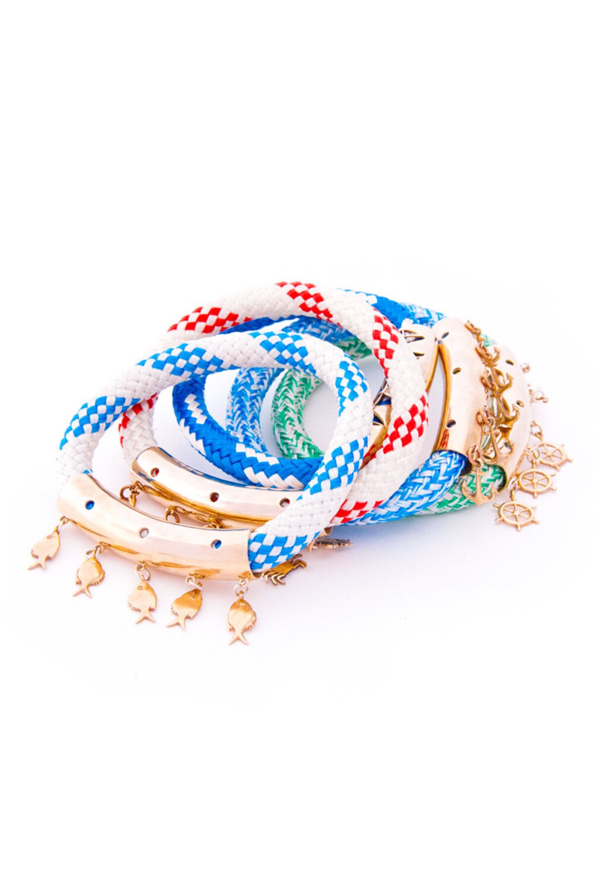 ANEMOSS-Anchor Design Blue Rope Women's Bracelet 4
