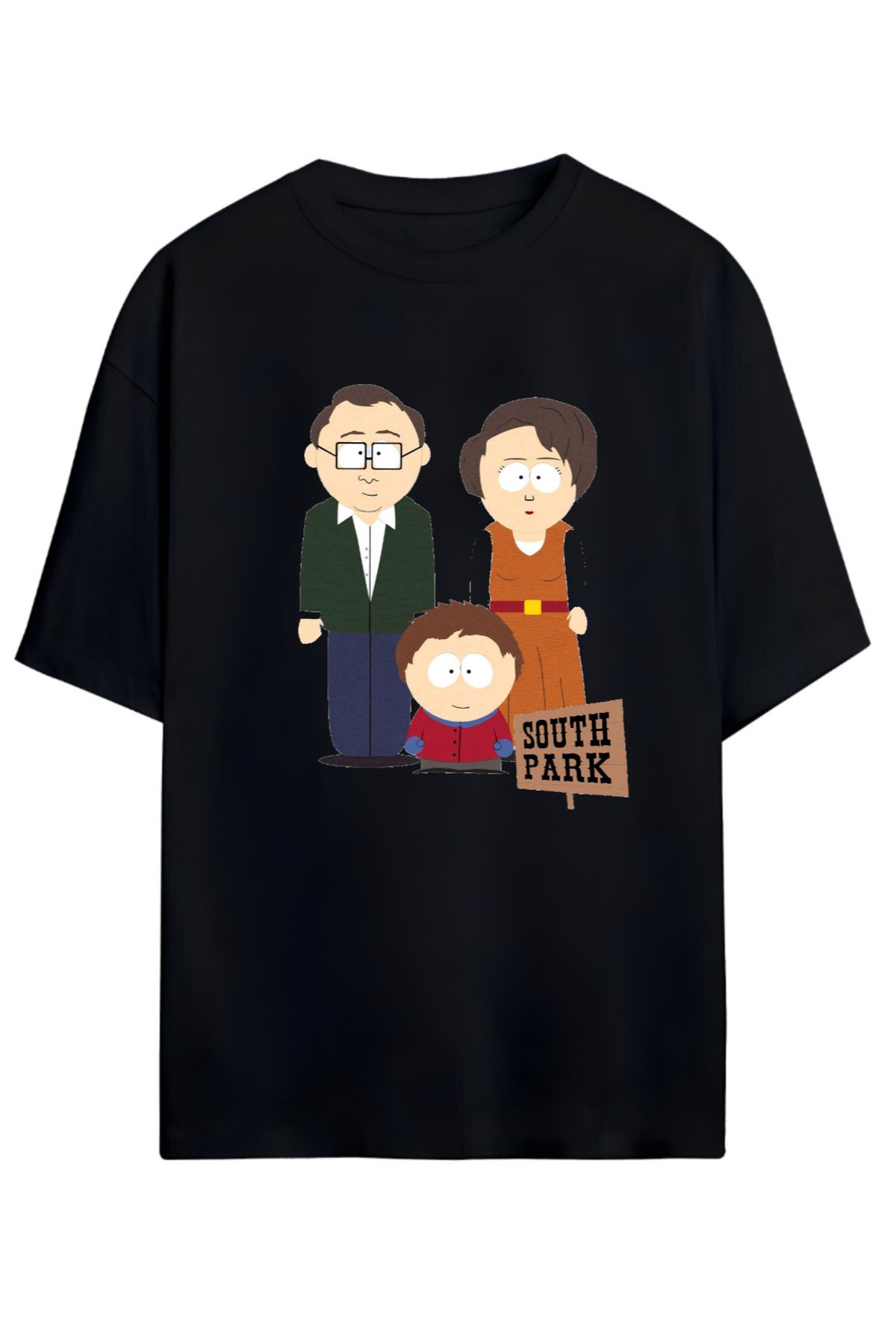 MAGORS SOUTH PARK TASARIMLI UNISEX YENİ SEZON OVERSIZE PAMUKLU  T-SHIRT