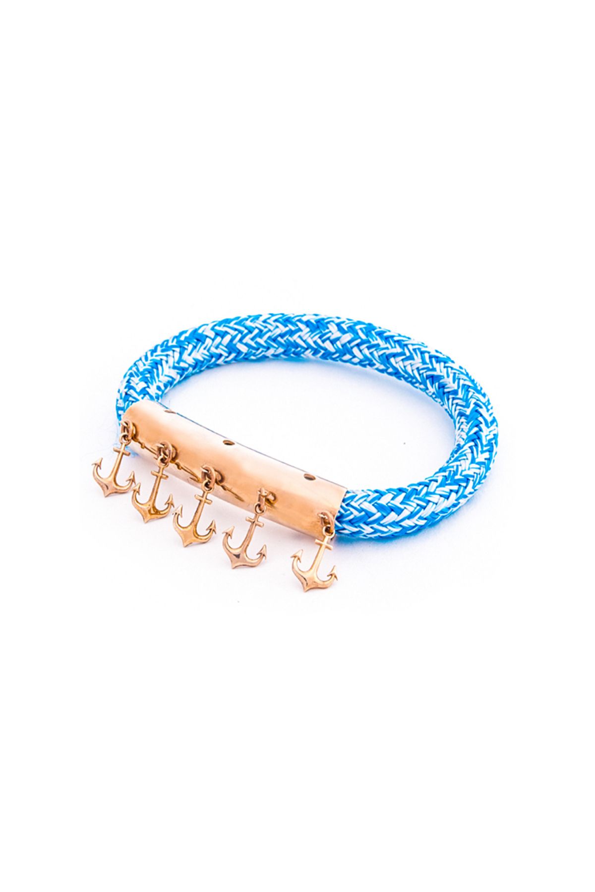 ANEMOSS-Anchor Design Blue Rope Women's Bracelet 3