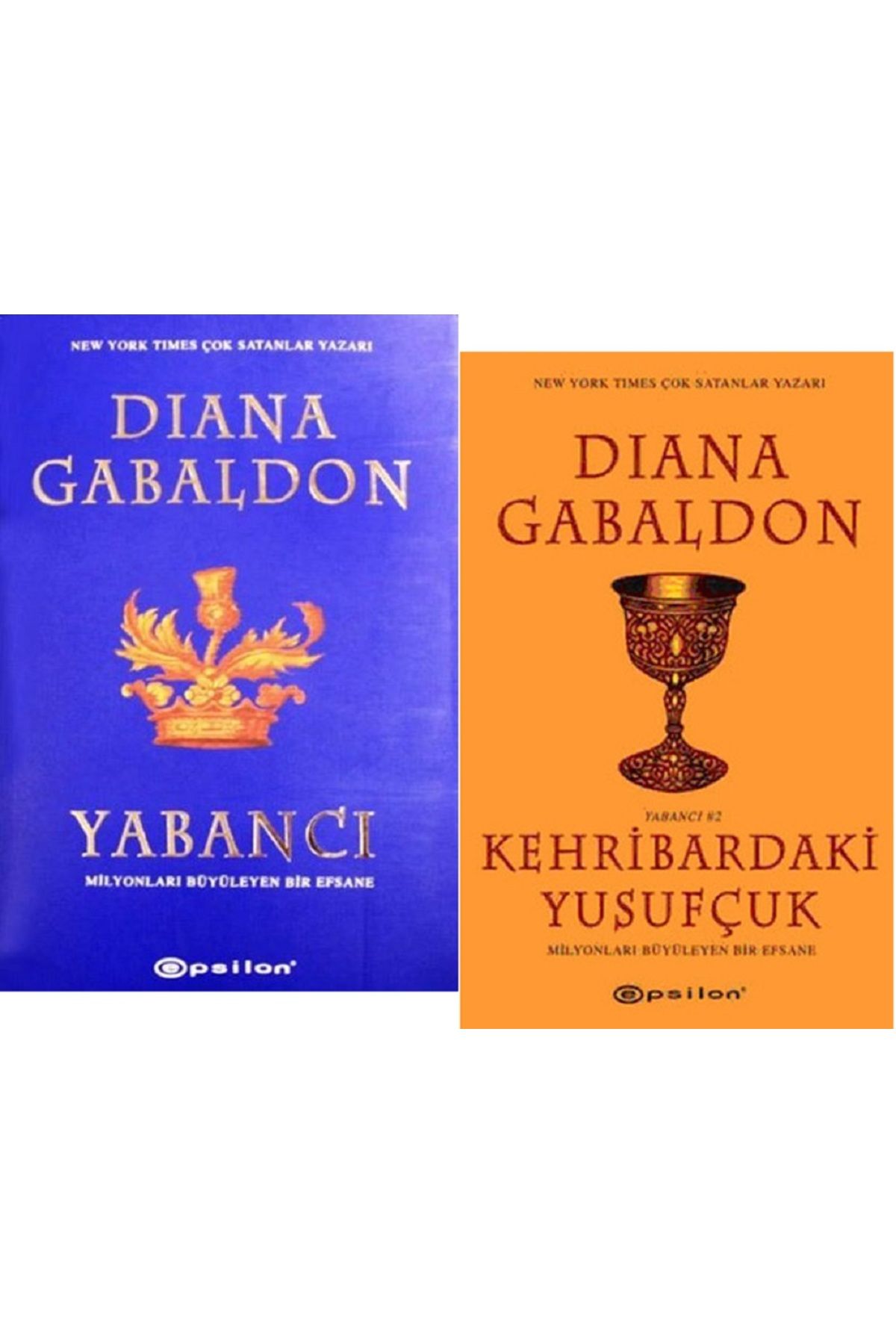 Epsilon Yayınevi Yabancı + Kehribardaki Yusufçuk / Diana Gabaldon 2 Kitap Set