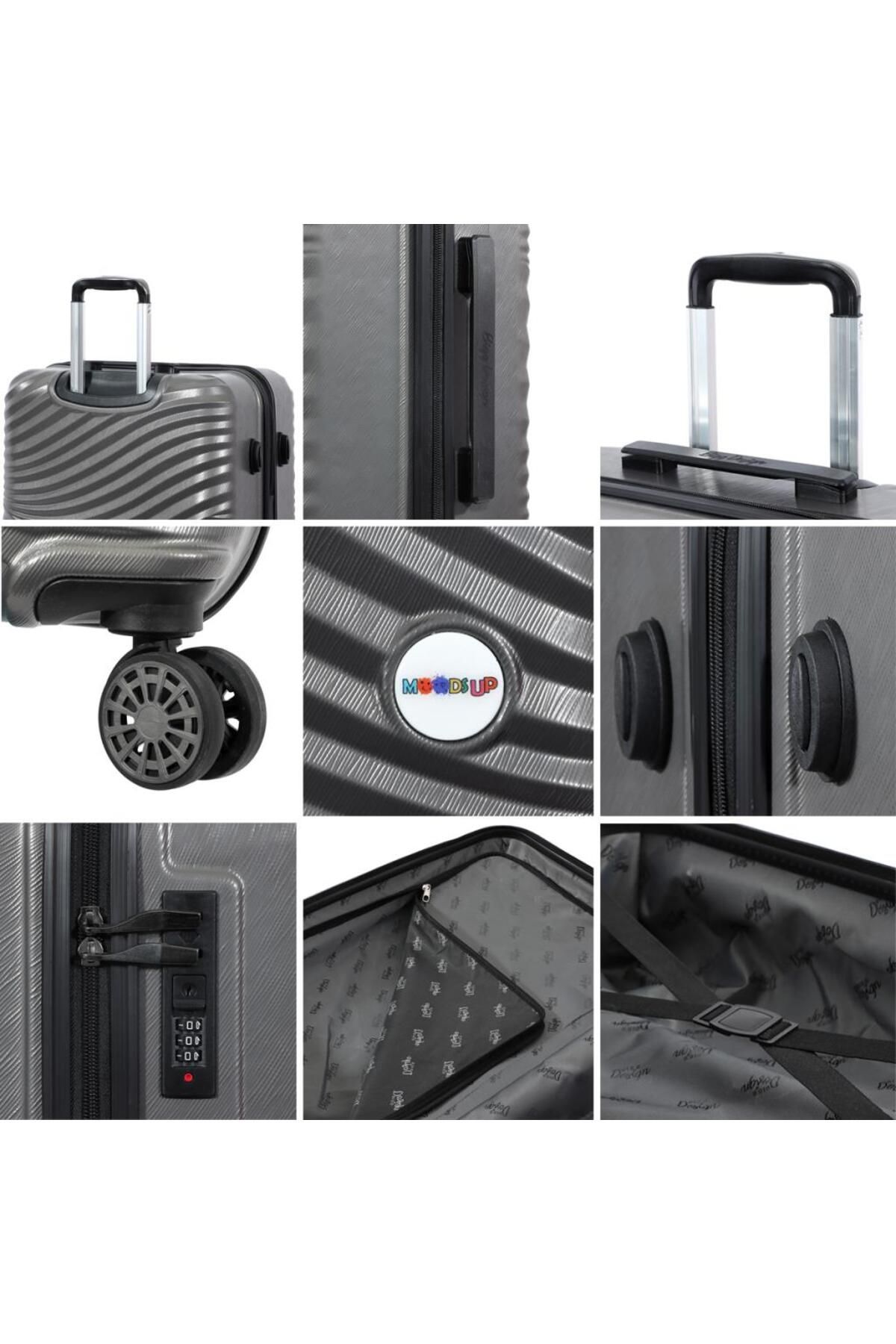 Biggdesign-Středně velký 24" kufr Moods Up Anthracite 5