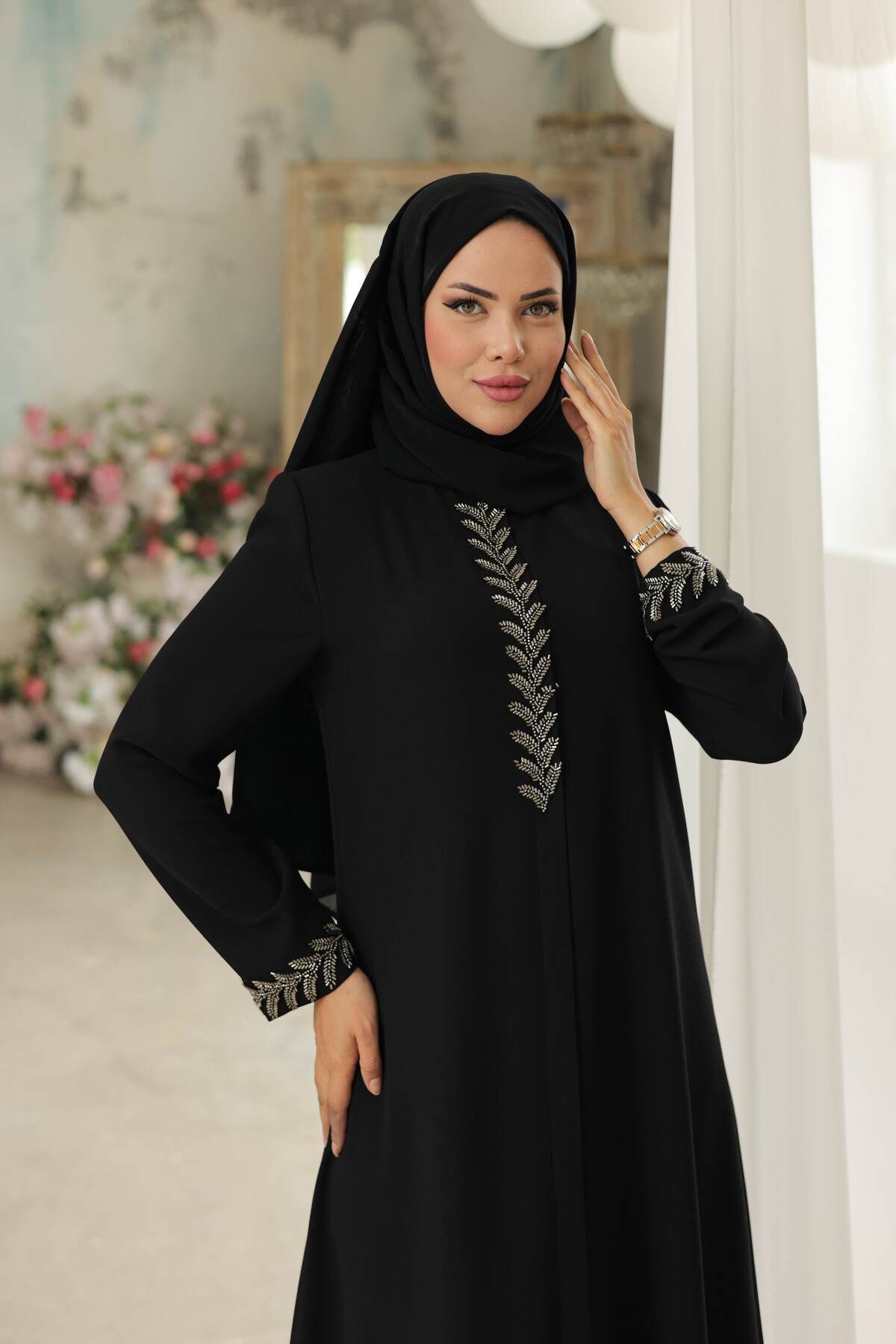 Butik Asalet Model Siyah Ferace