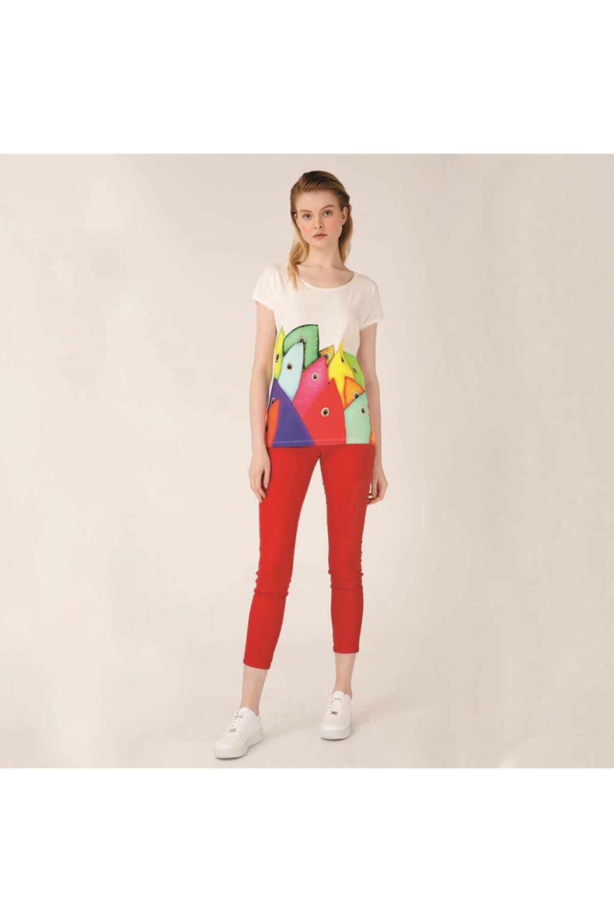 Biggdesign-Tricou pentru femei Abundance Fish 4