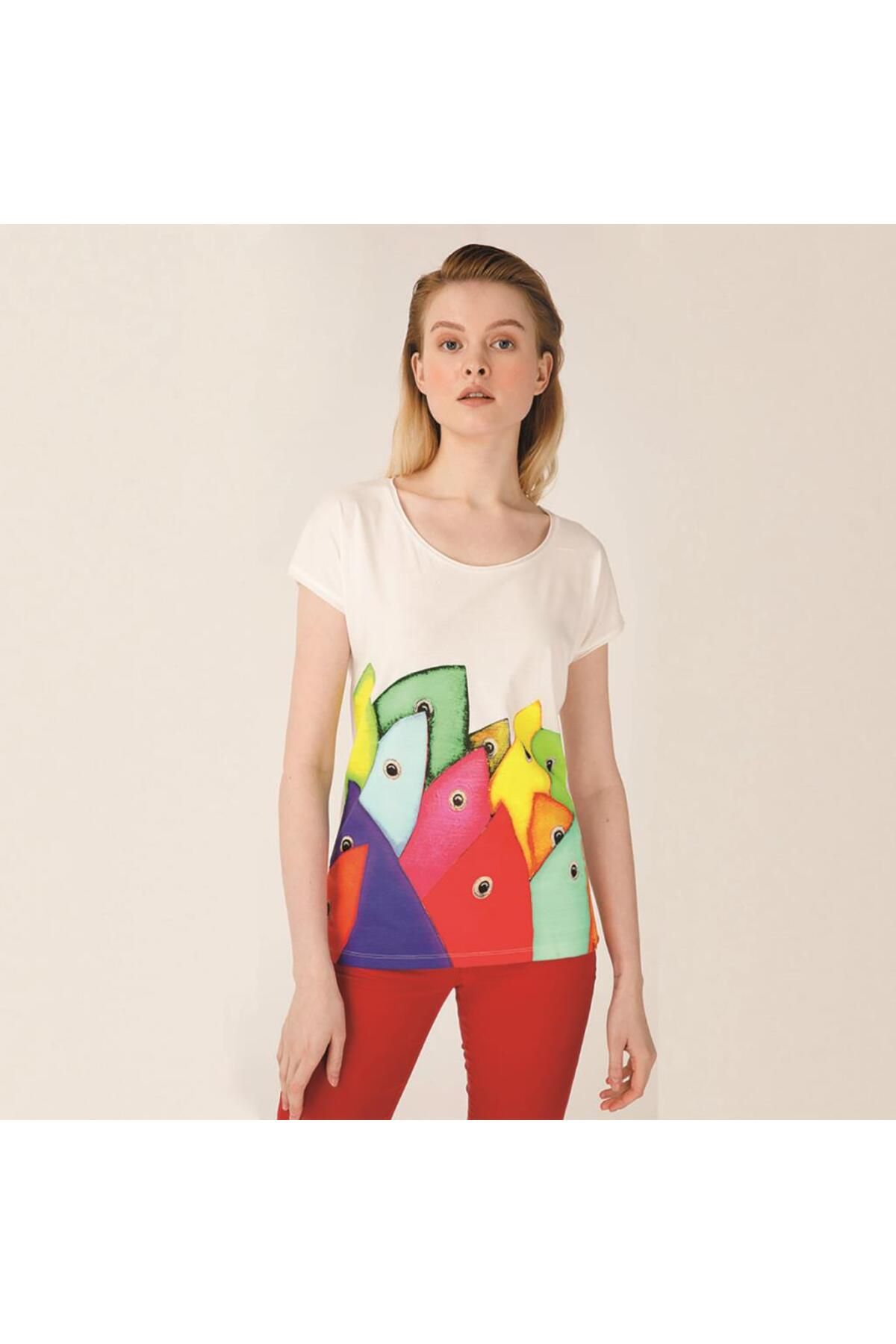 Biggdesign-Tricou pentru femei Abundance Fish 5