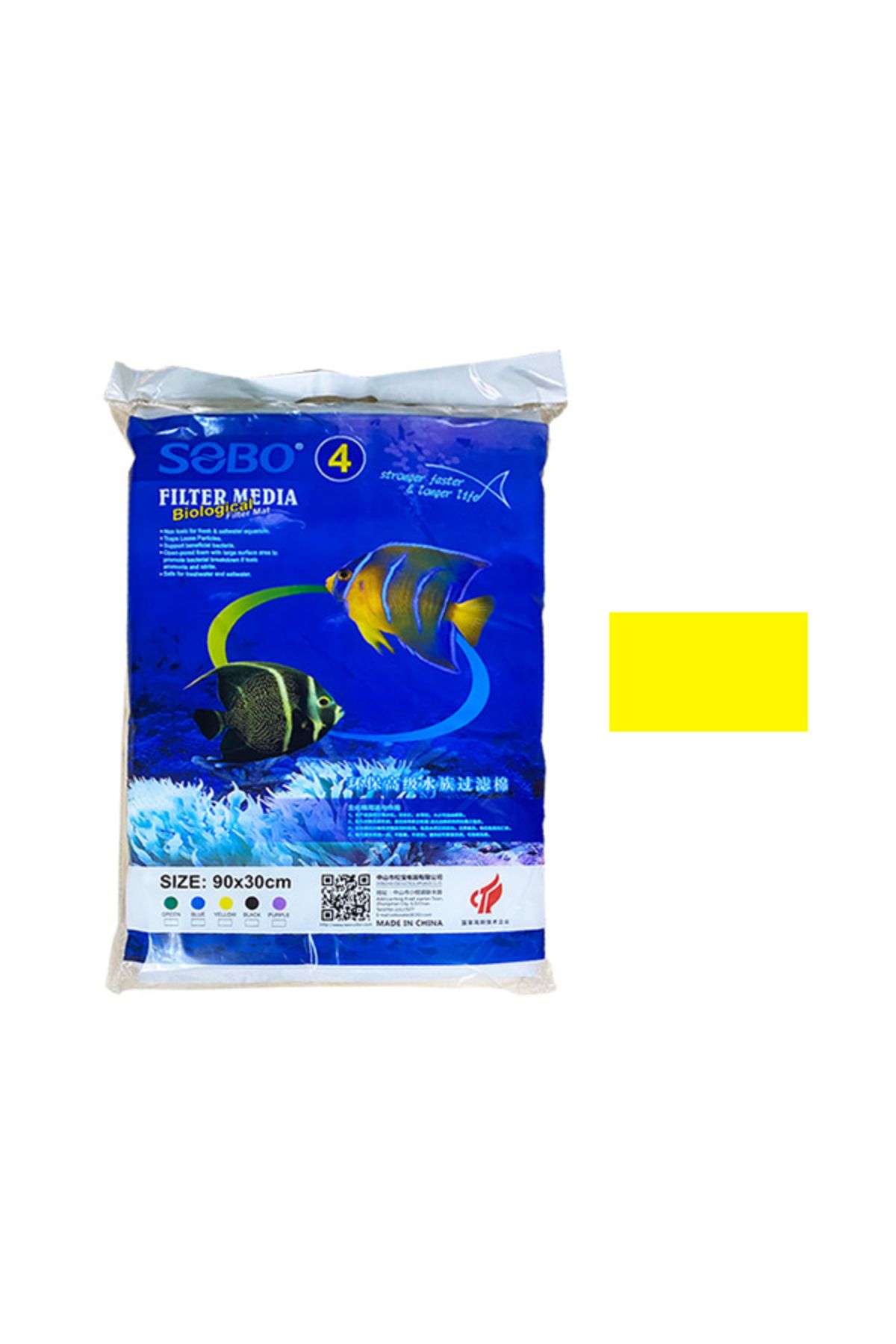 Sobo Filtre Süngeri 90x30x2 Sarı