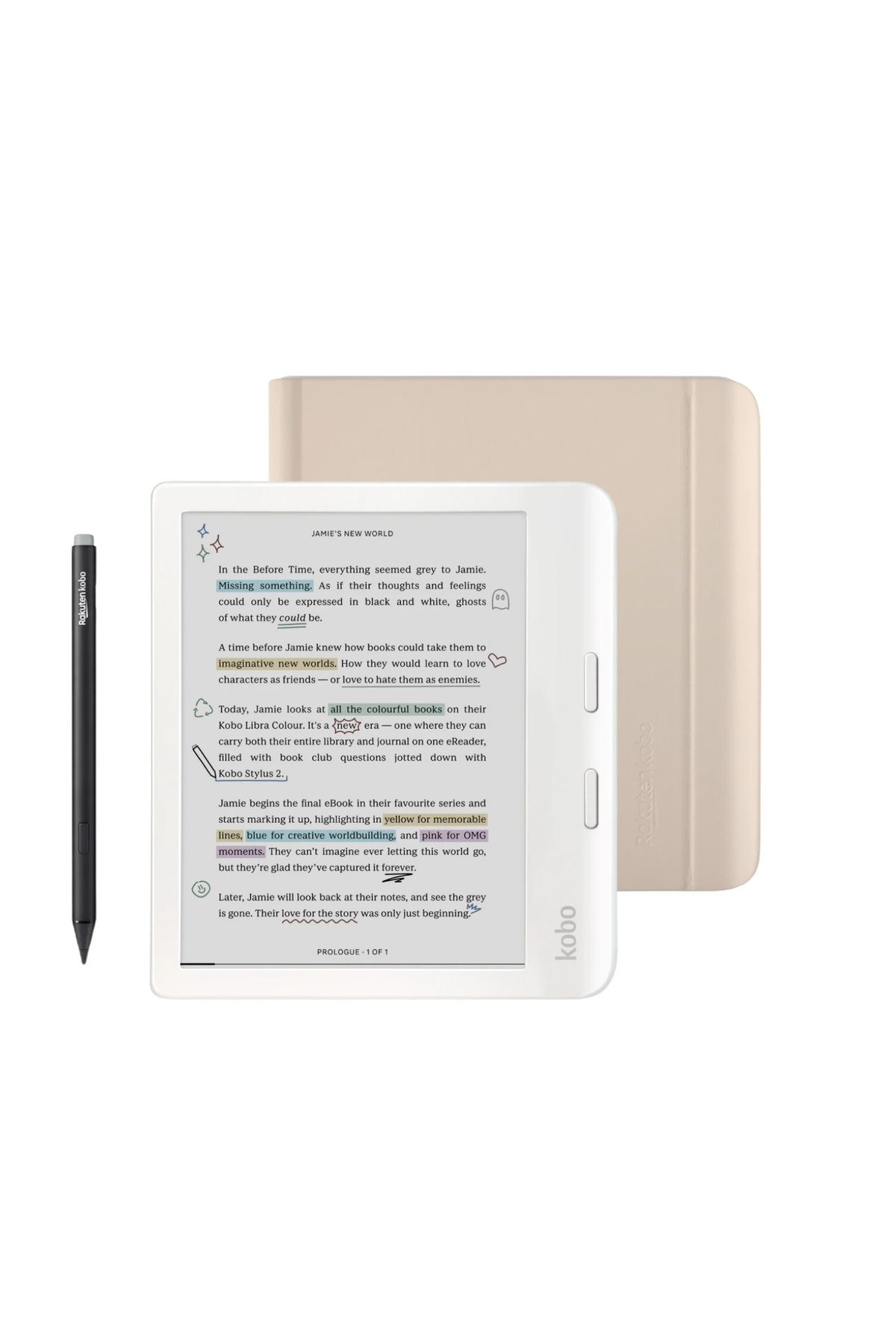 kobo Libra Colour Notebook Kılıf ve Kalem Paketi