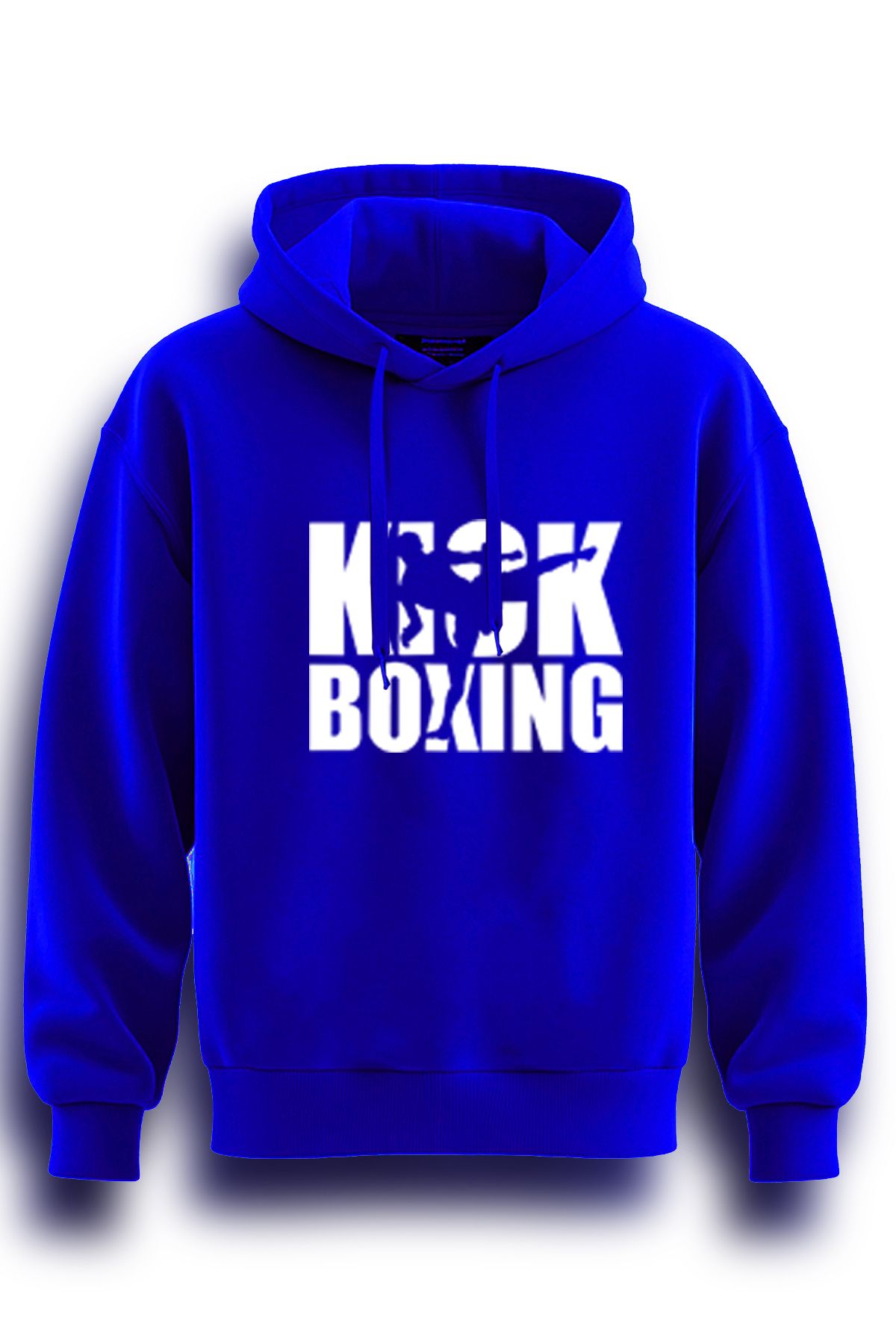 TOP GLORY KickBoks Baskılı  Sweatshirt Kapüşonlu 3 iplik Hoodie Kick Boks Sweat Kick71701