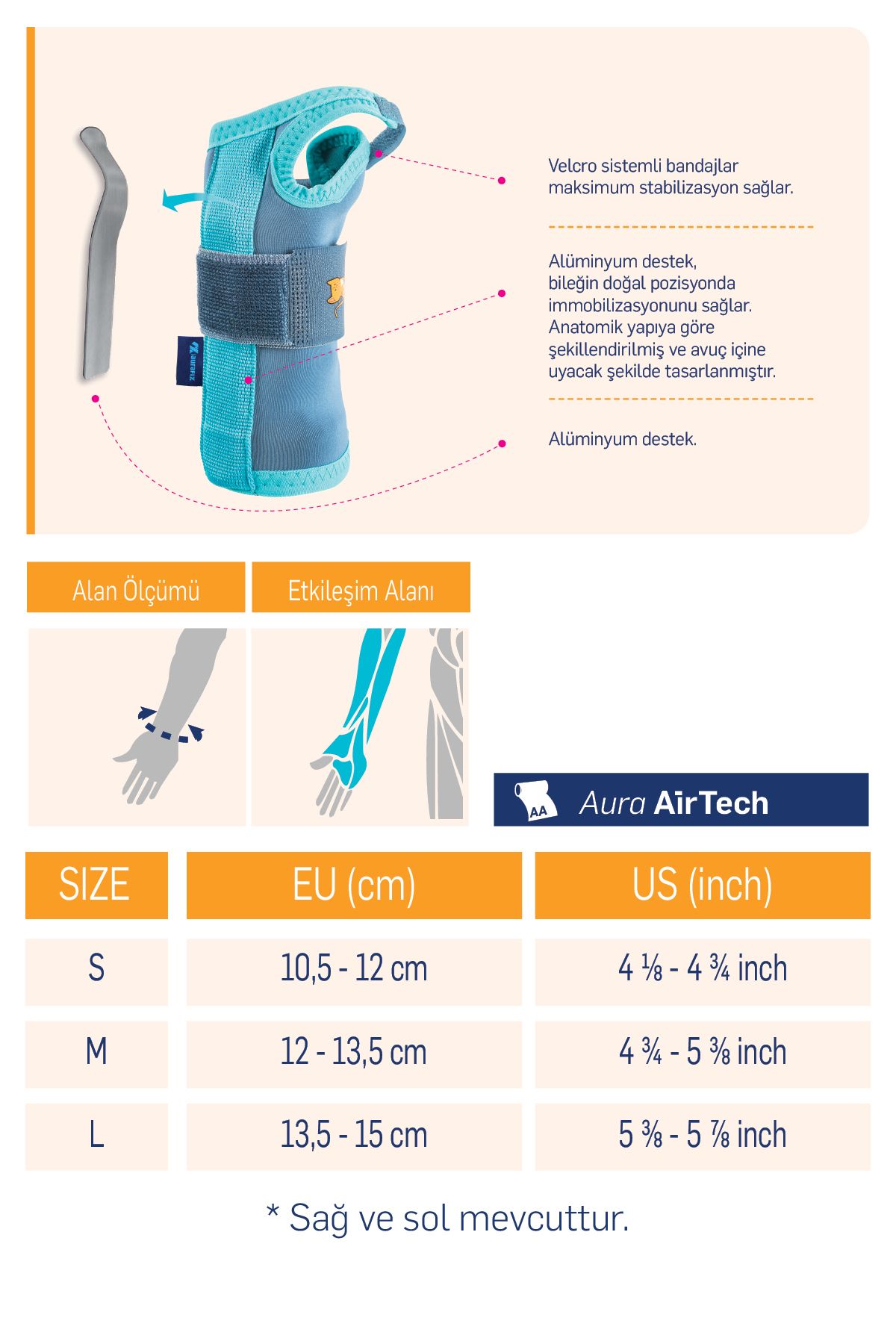 Aurafix Çocuk El-bi̇lek Ateli̇ (sağ El)