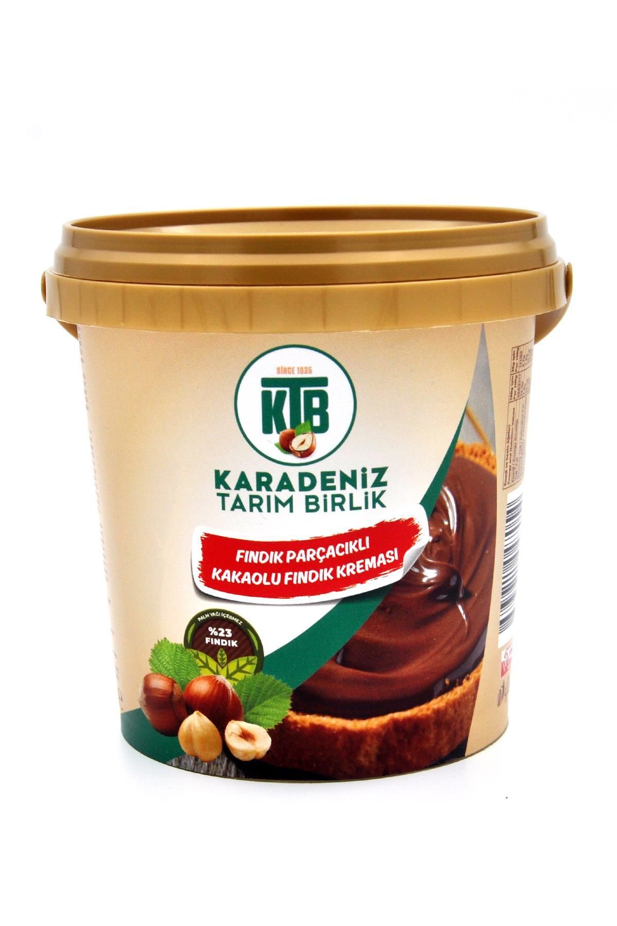 Kardeşler Şekerleme Karadeniz Tarım Birlik Fındık Parçacıklı Kakaolu Fındık Kreması 800 G Sürülebilir Çikolata 800G