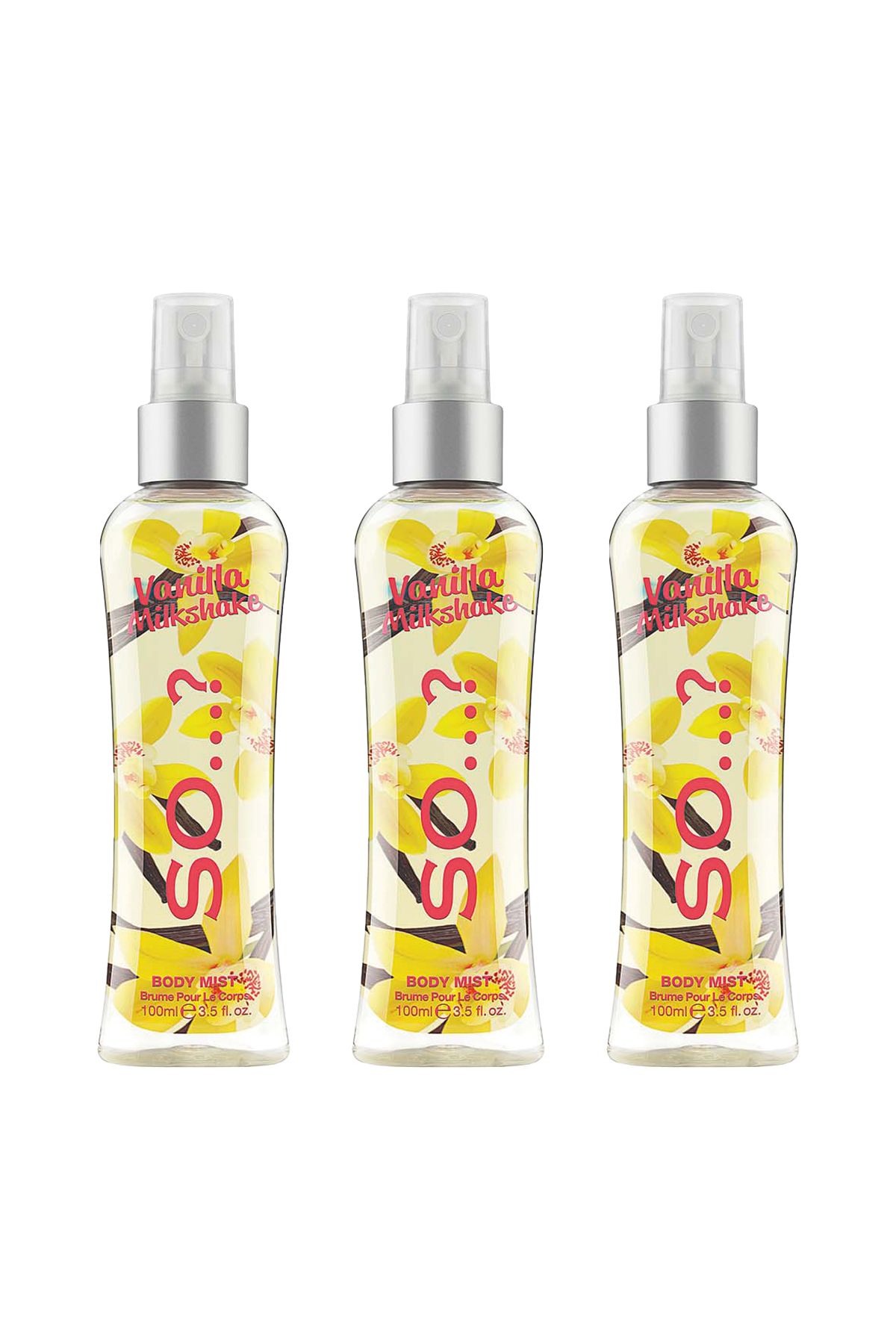 So Fragrance So…? Vanilla Milkshake Vücut Spreyi 3'lü Set