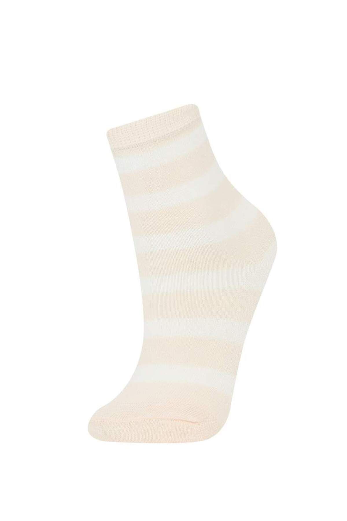 DeFacto-5-teilige lange Baumwollsocken für Mädchen E6283a8 5