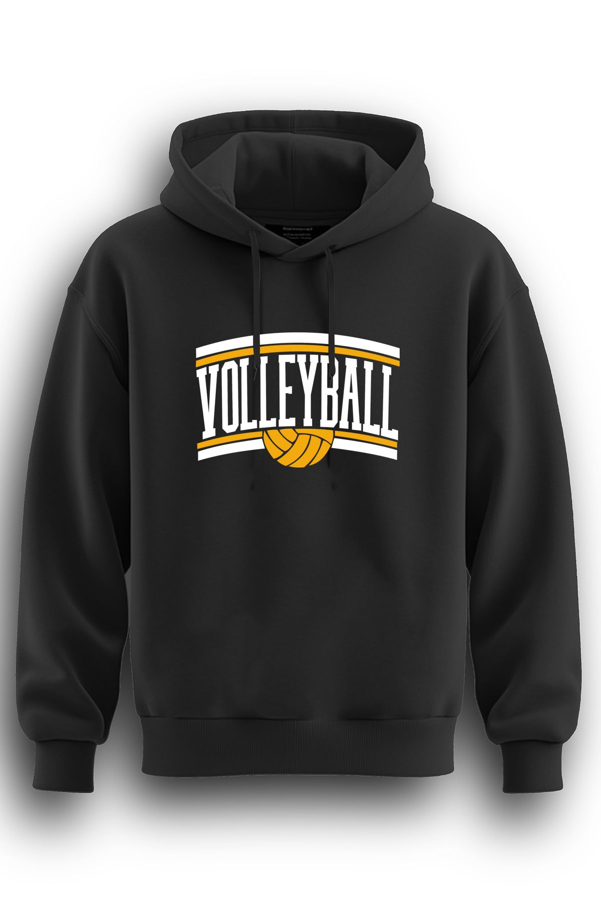 TOP GLORY Voleybol Baskılı  Sweatshirt Kapüşonlu 3 iplik Hoodie Volleyball Sweat VOLBW1542