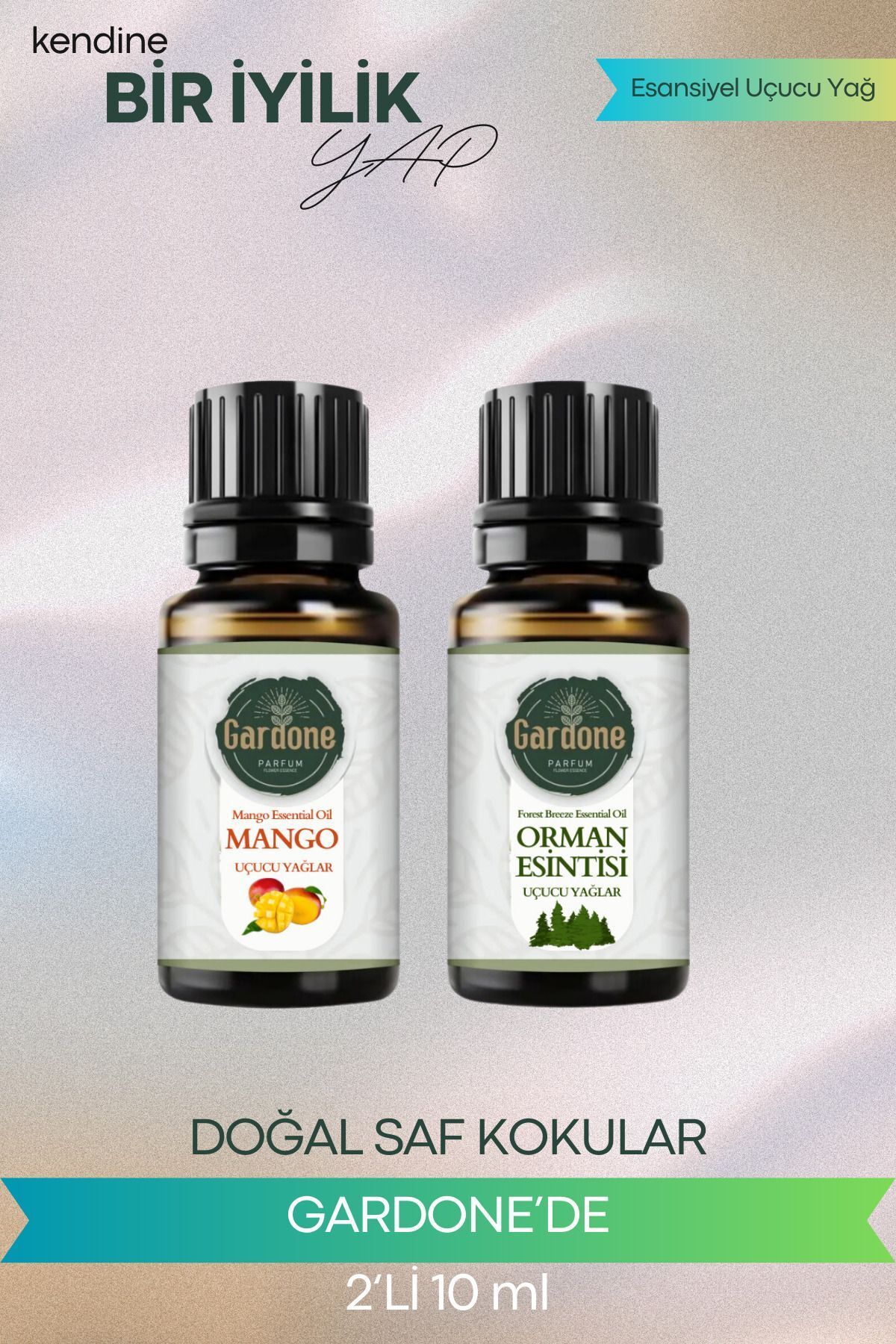 Mea Capio Mango + Orman Esintisi (Oda Kokusu Aroma Terapi Buhurdanlık/Difüzör Yağı) Set 2 Adet x 10 ml