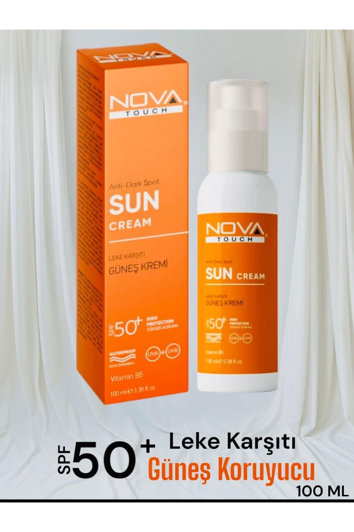 Nova Touch Leke Karşıtı 50 Spf Güneş Kremi 100 ML