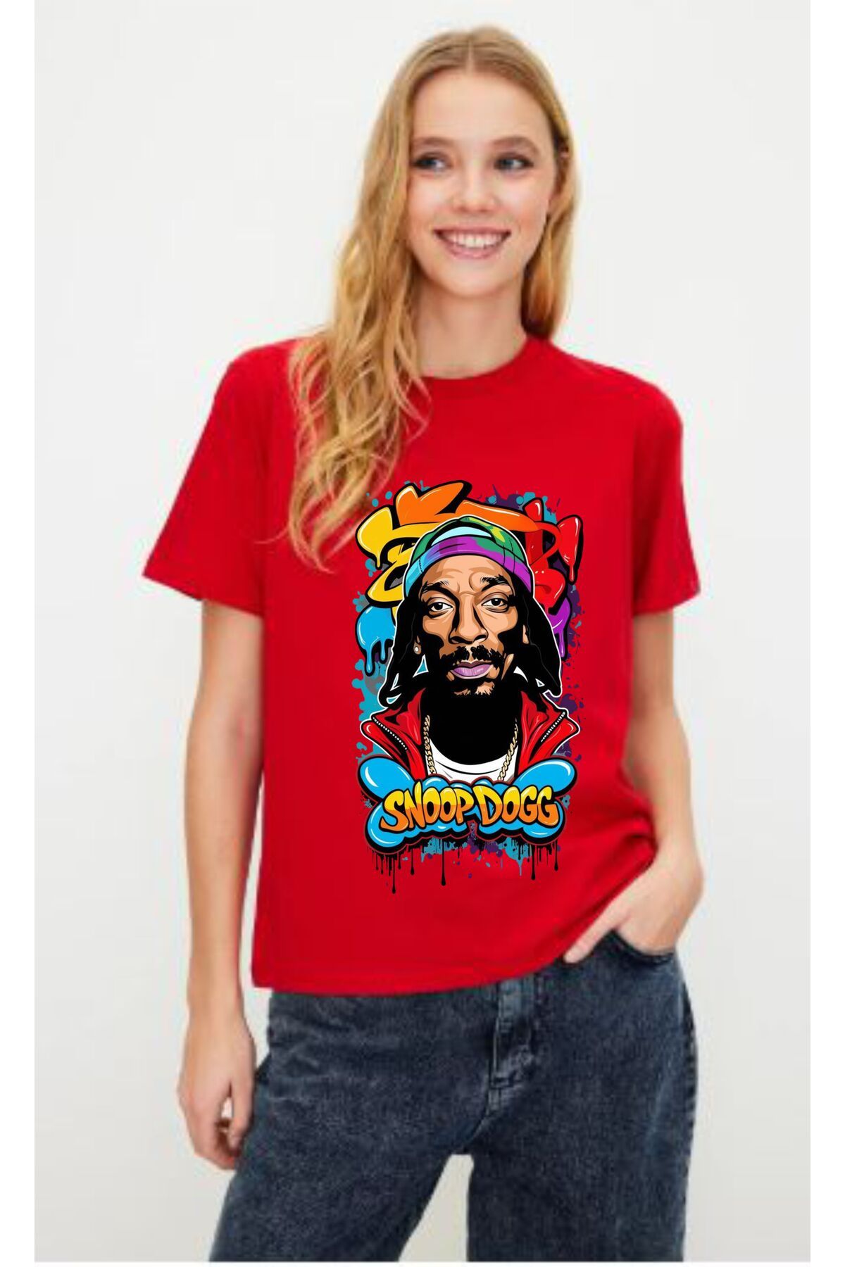 NADİR SHOPPİNG SNOOP DOGG BASKILI TİŞÖRT