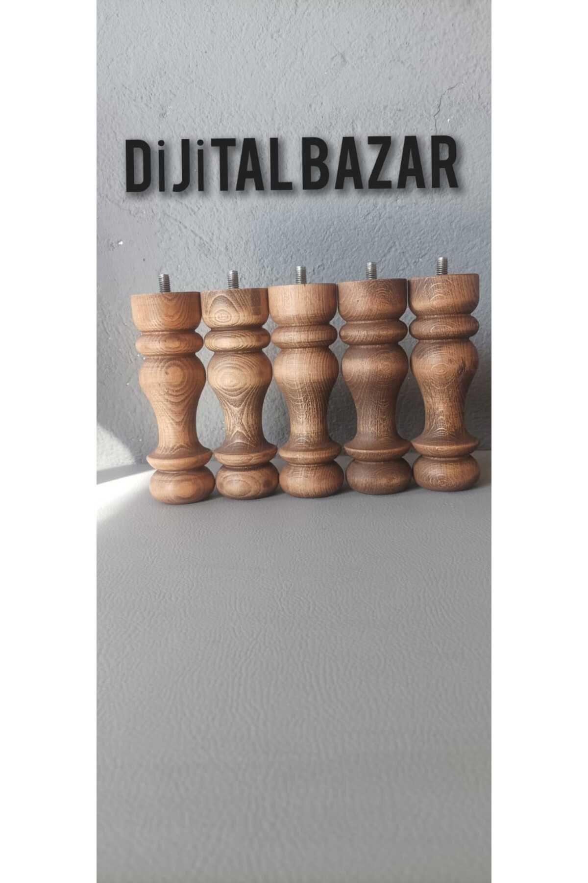 Dijital Bazar DİJİTAL BAZAR 15 CM LALE CEVİZ 5 Lİ