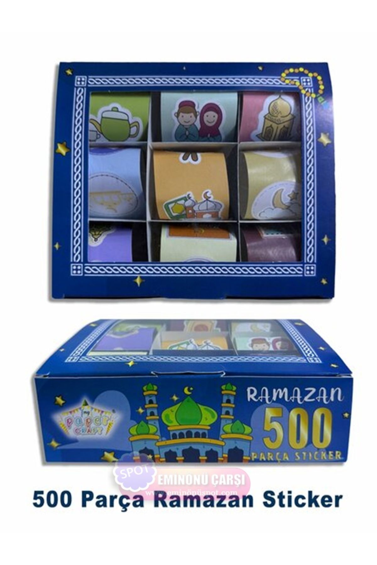 öztürkler Ramazan Sticker Kutu 500 Adet